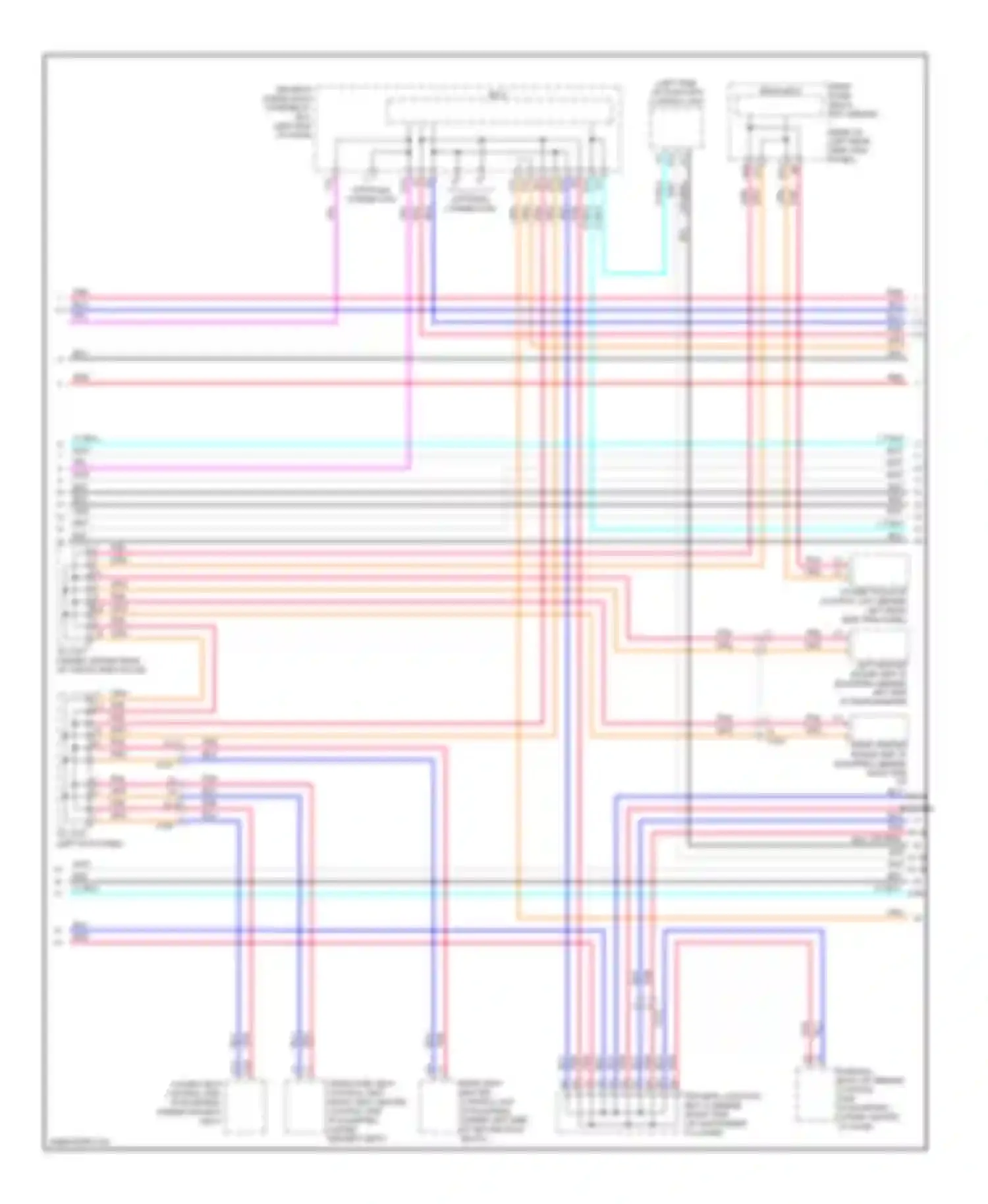Wiring diagram optional connector for Acura MDX III (2013-2015) (4 of 12)