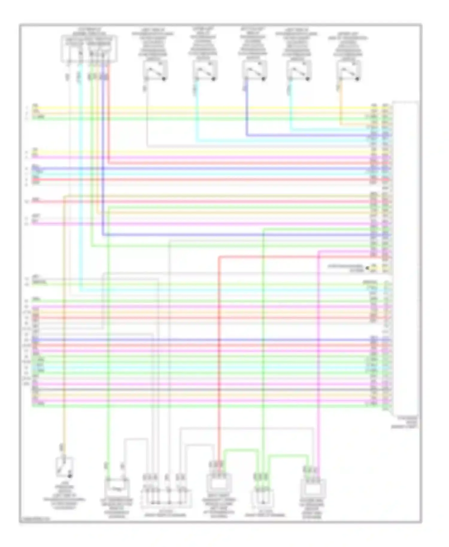 Wiring diagram pcm (right front of for Acura MDX III (2013-2015) (3 of 3)