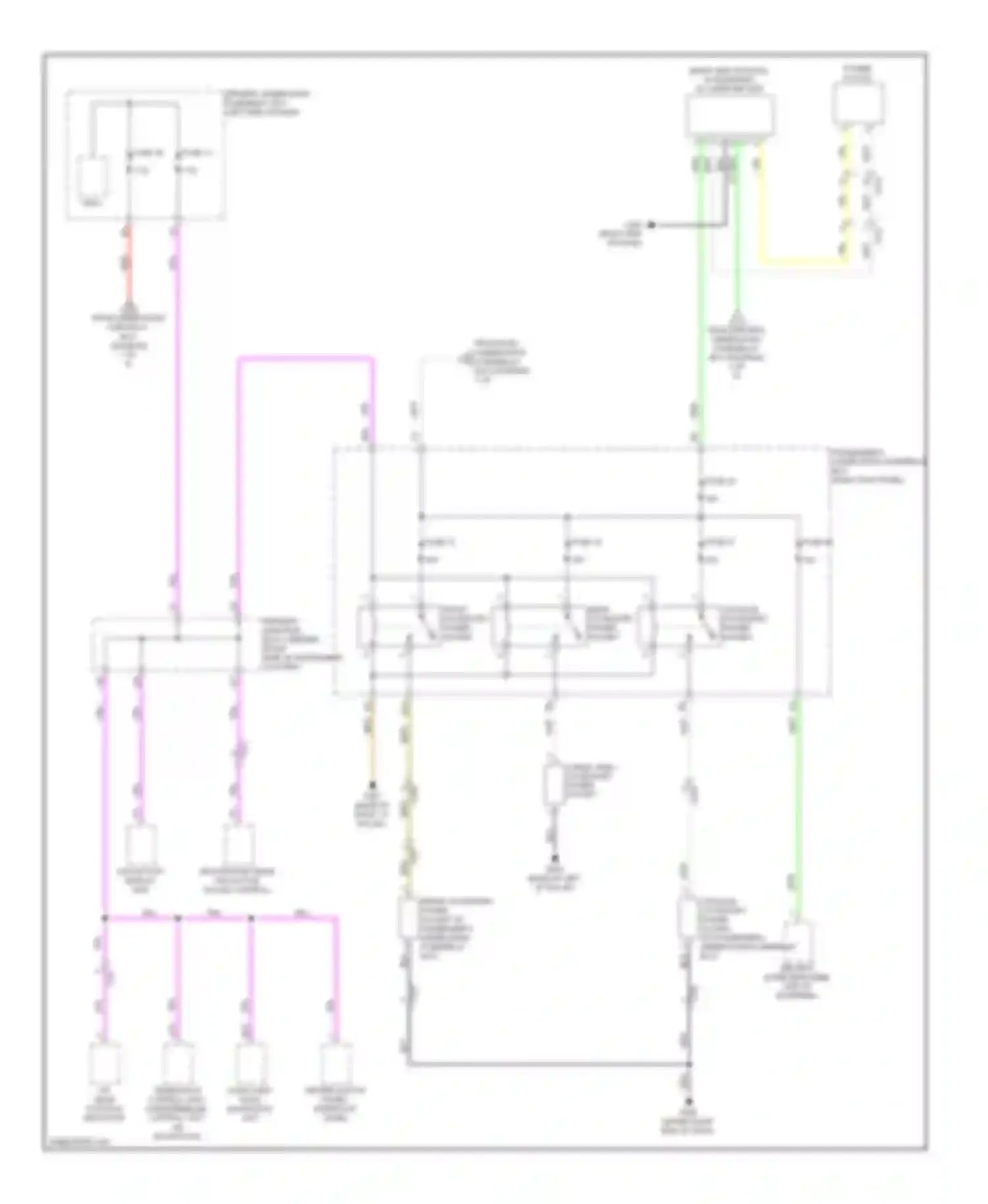Wiring diagram power outlet for Acura MDX III (2013-2015) (2 of 2)