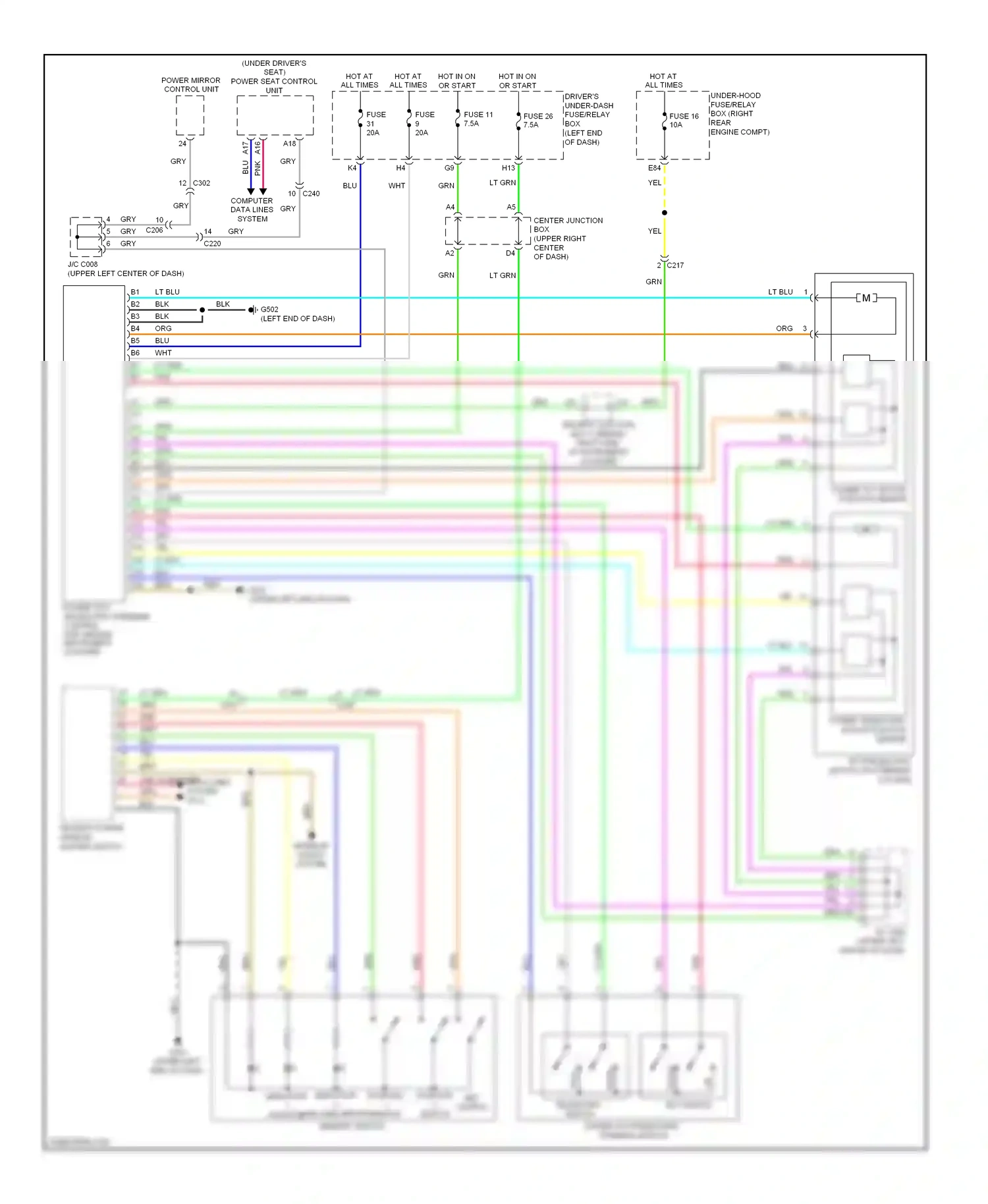 Acura MDX III (2013-2015) pull wiring diagram  (1 of 1)