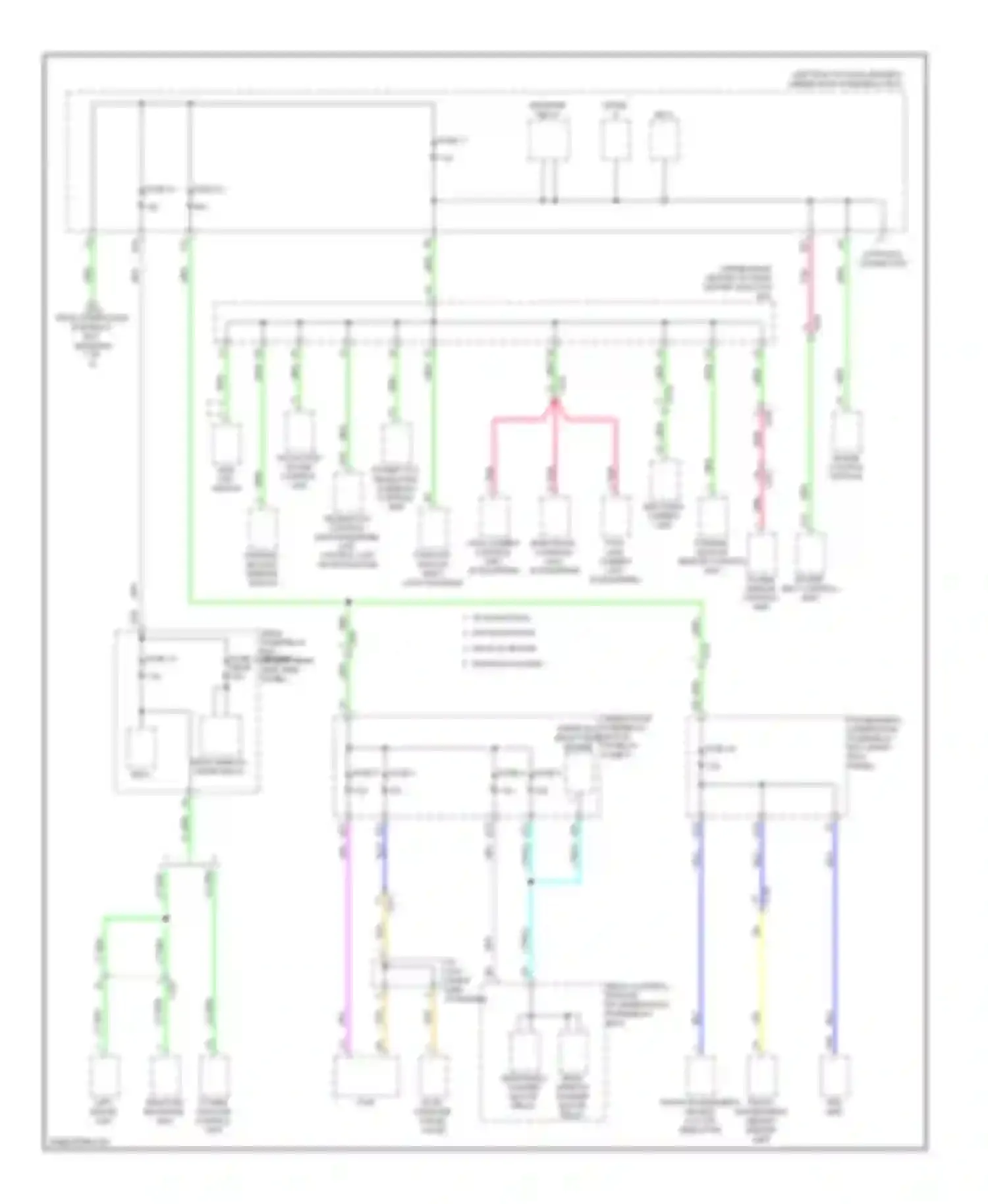 Wiring diagram (right side of engine for Acura MDX III (2013-2015) (15 of 15)