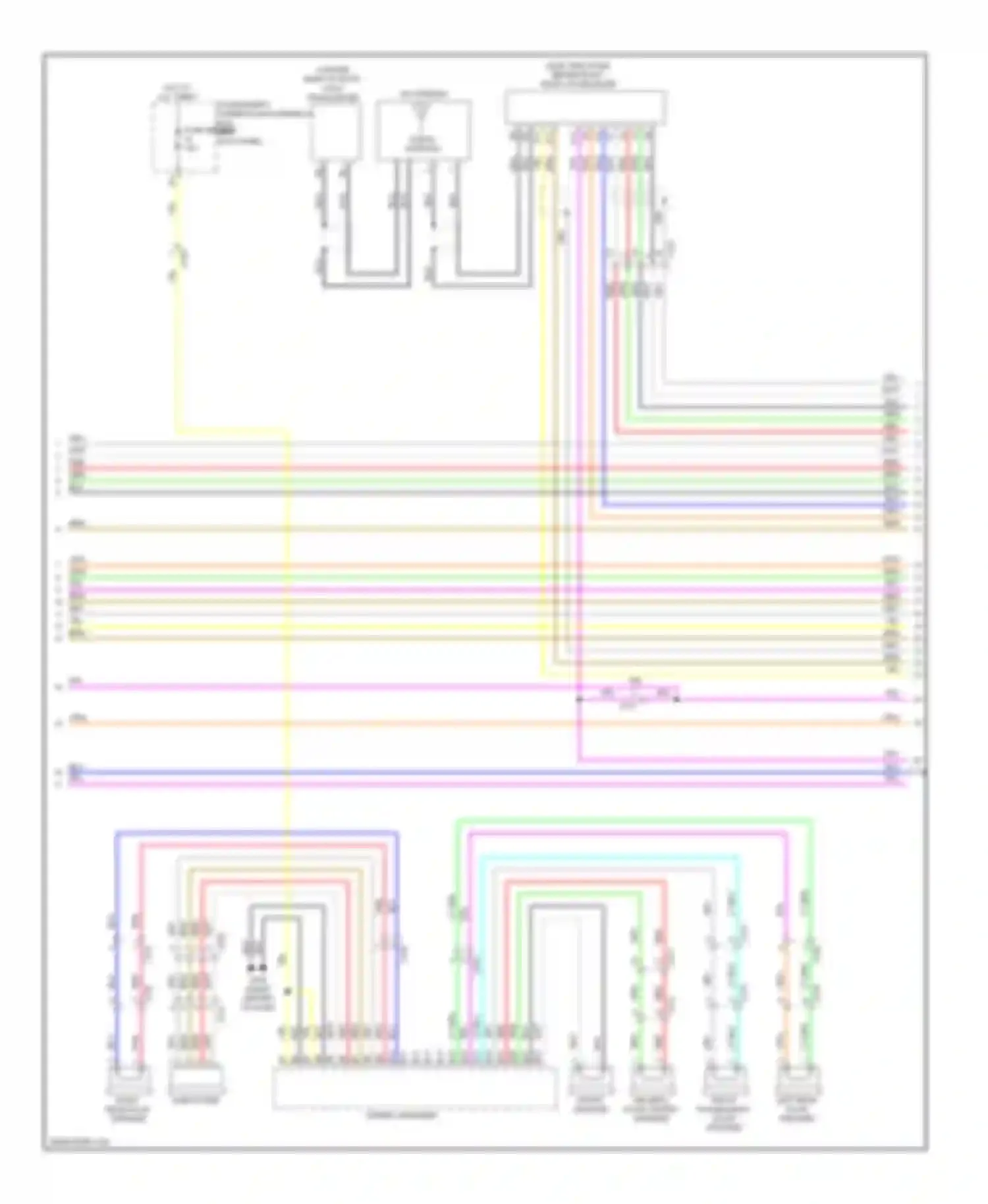 Wiring diagram signal antenna for Acura MDX III (2013-2015) (3 of 3)