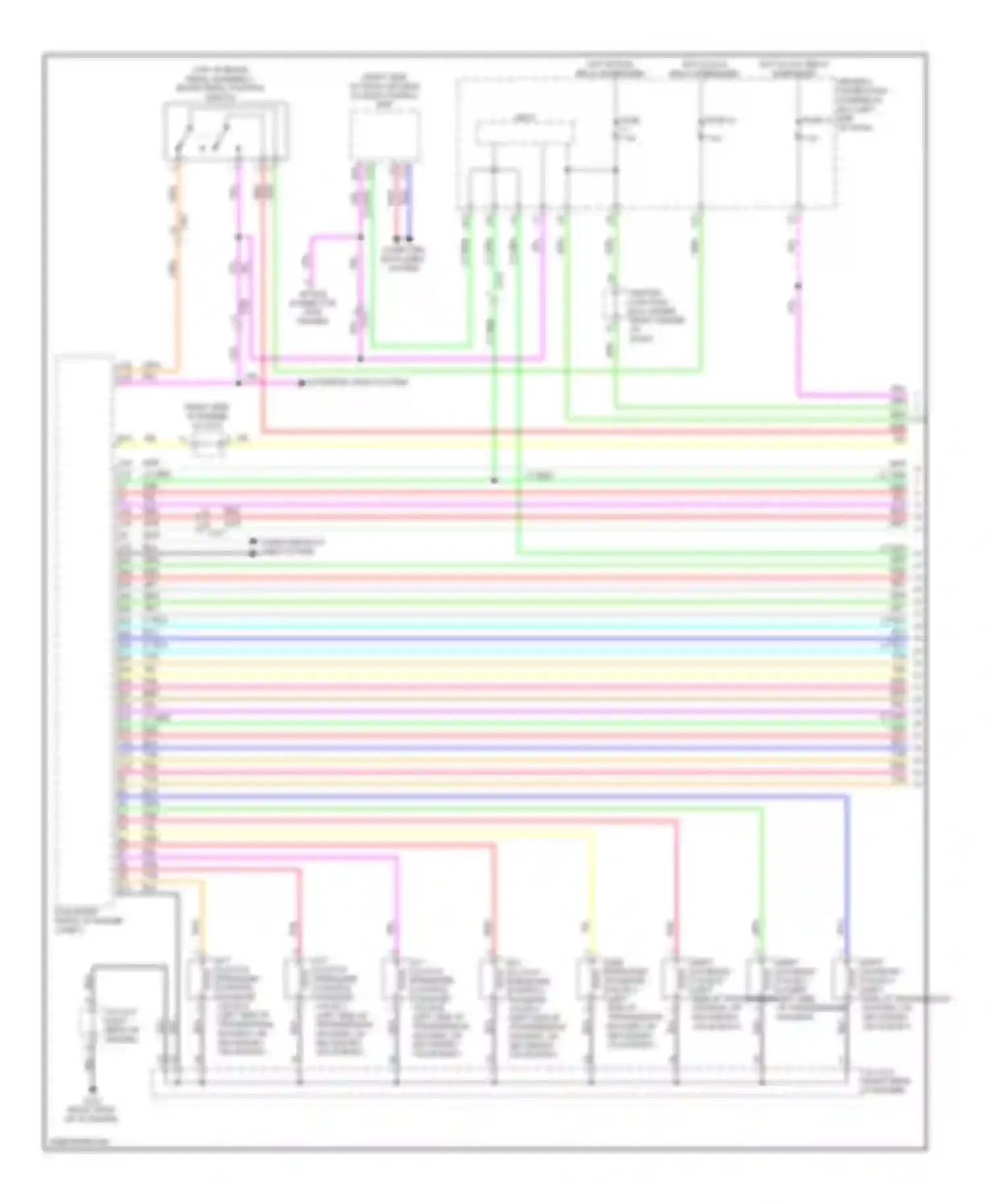 Wiring diagram tan for Acura MDX III (2013-2015) (12 of 17)