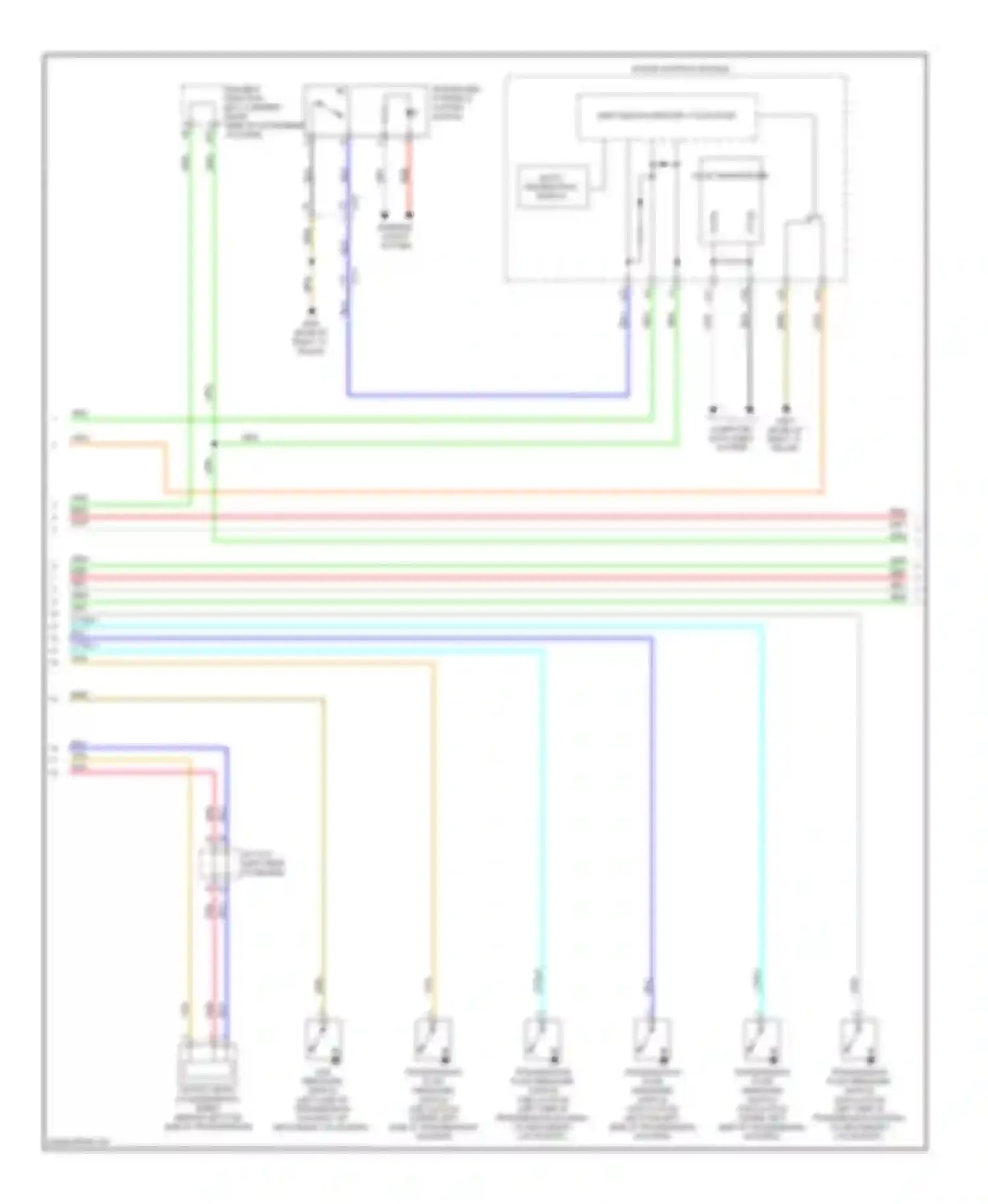 Wiring diagram transmission fluid pressure switch c for Acura MDX III (2013-2015) (1 of 2)