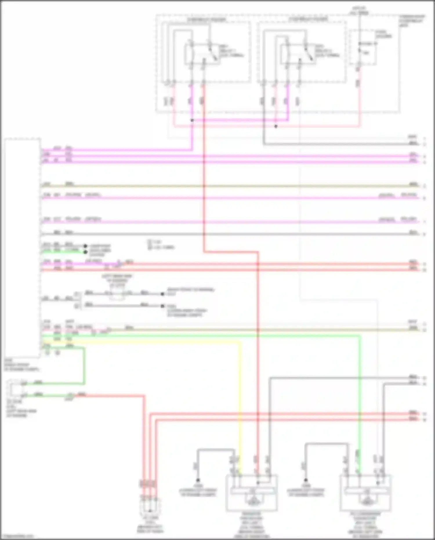 MDX Acura IV (2021-2024): Cooling fan circuit (1 of 3)