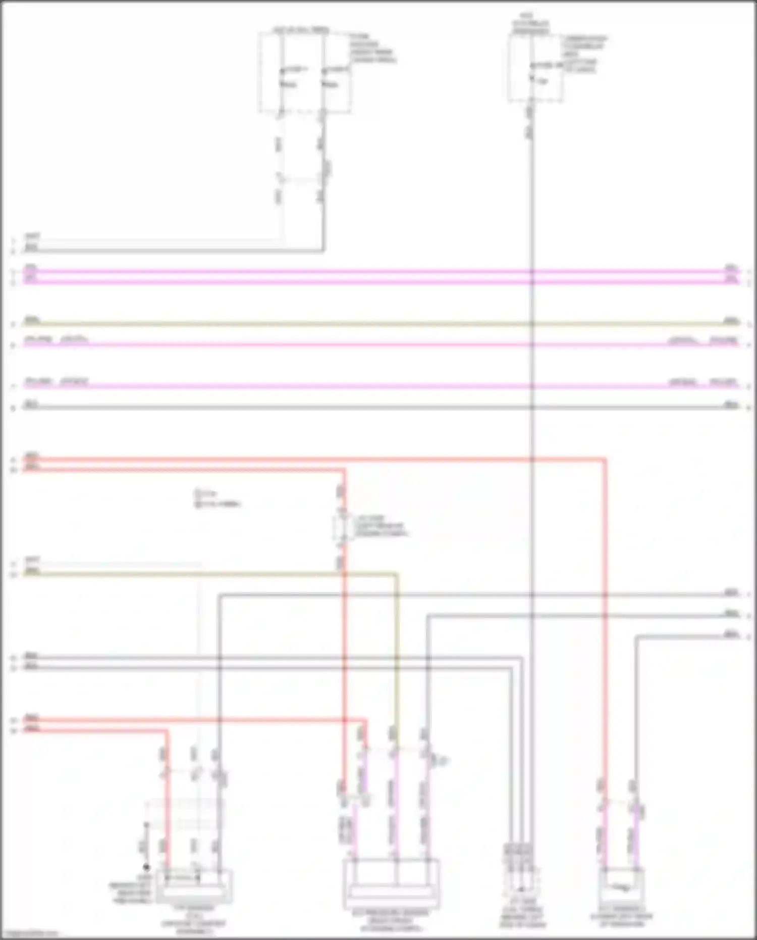MDX Acura IV (2021-2024): Cooling fan circuit (2 of 3)