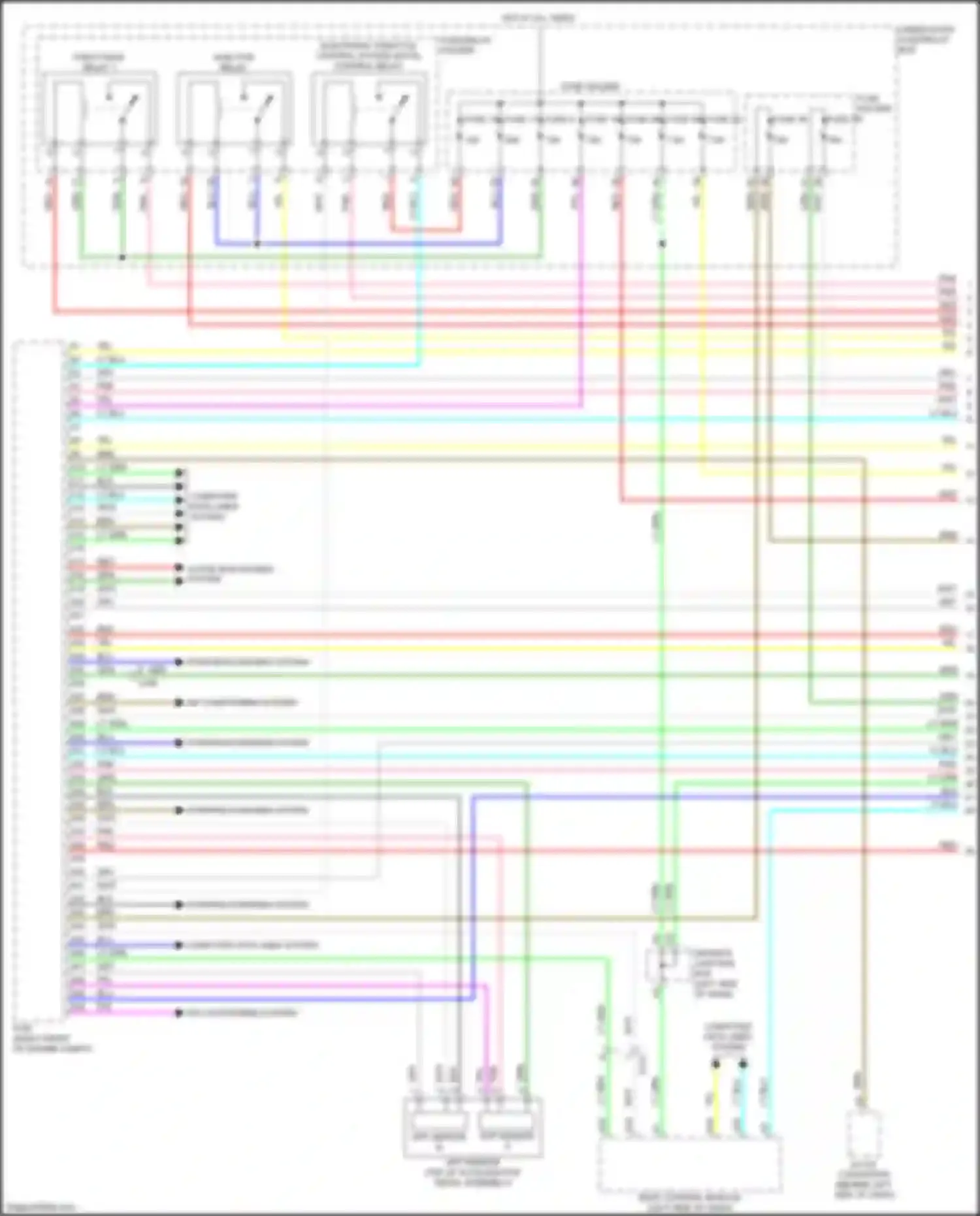 MDX Acura IV (2021-2024): Wiring diagram engine performance 3.5l (1 of 10)