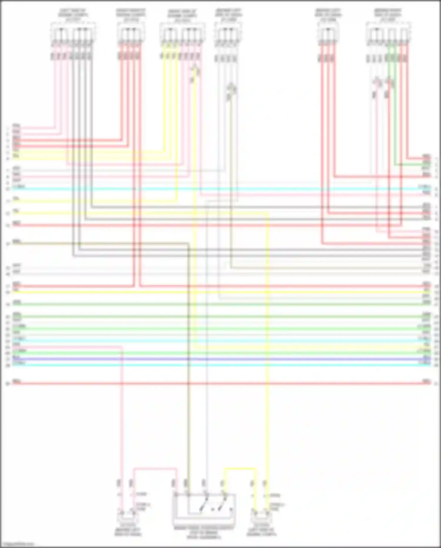 MDX Acura IV (2021-2024): Wiring diagram engine performance 3.5l (2 of 10)