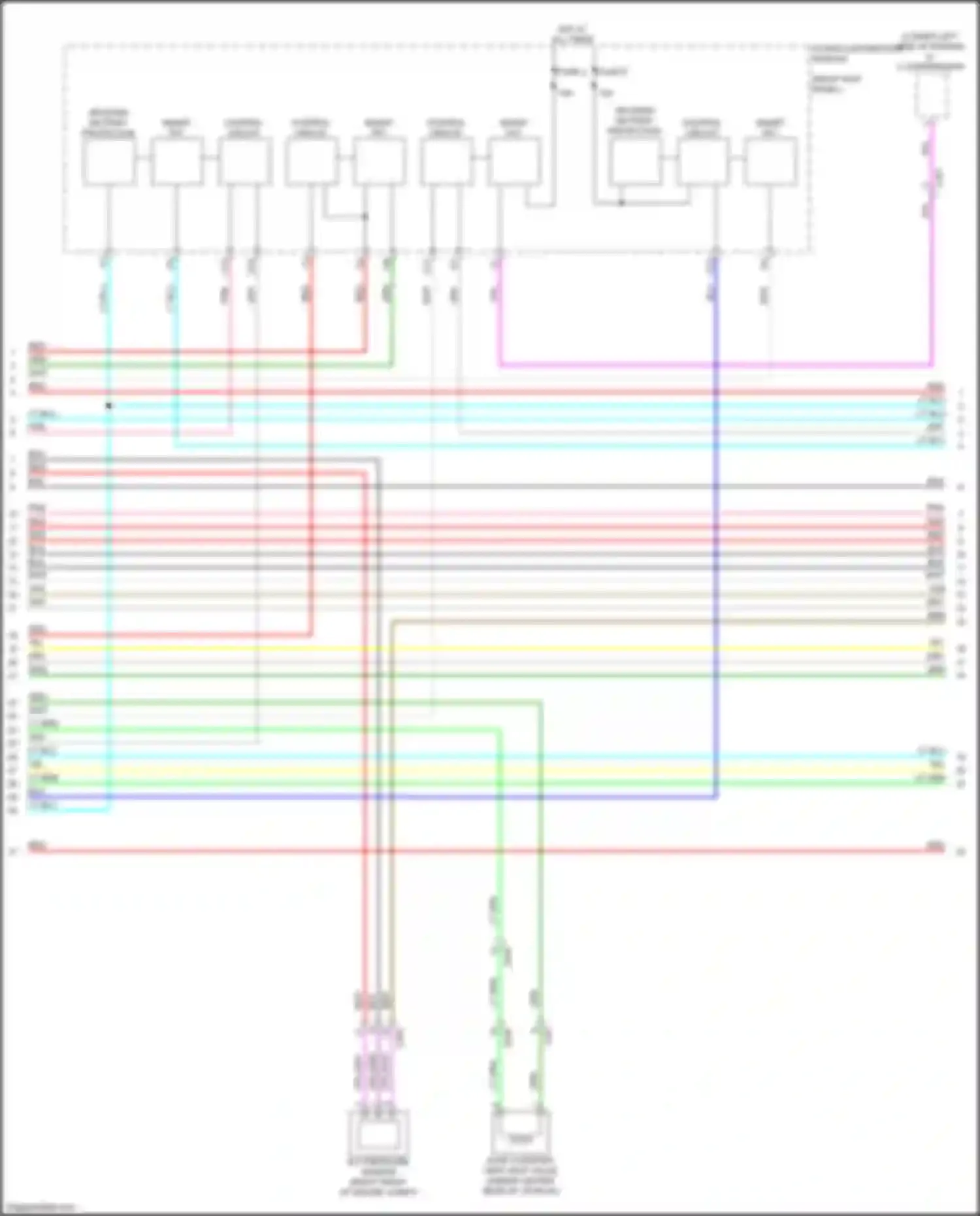MDX Acura IV (2021-2024): Wiring diagram engine performance 3.5l (3 of 10)
