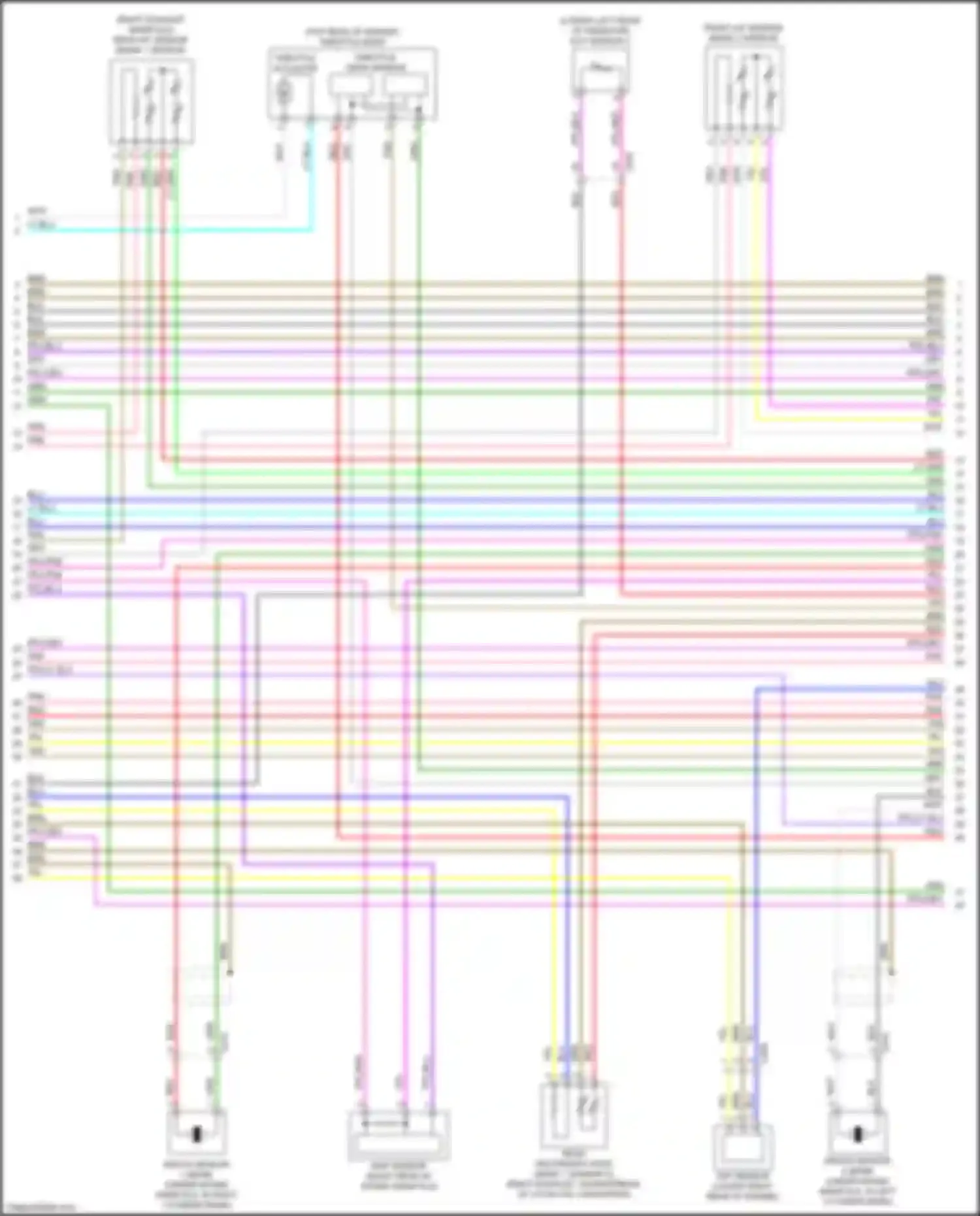 MDX Acura IV (2021-2024): Wiring diagram engine performance 3.5l (9 of 10)