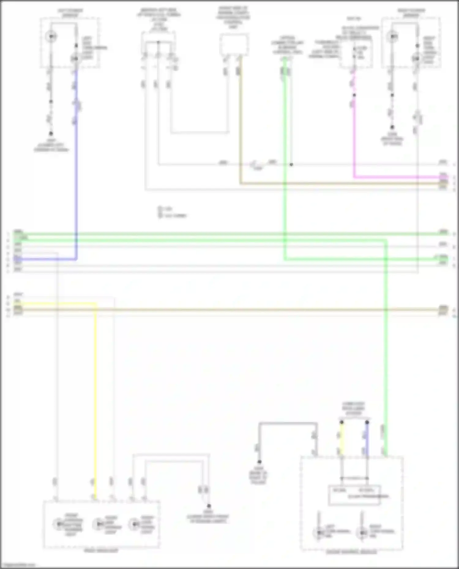 MDX Acura IV (2021-2024): Exterior lamps circuit (2 of 4)