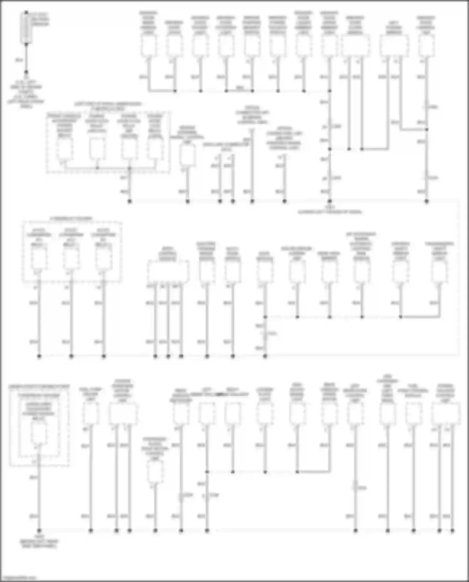 MDX Acura IV (2021-2024): Ground distribution circuit (1 of 6)