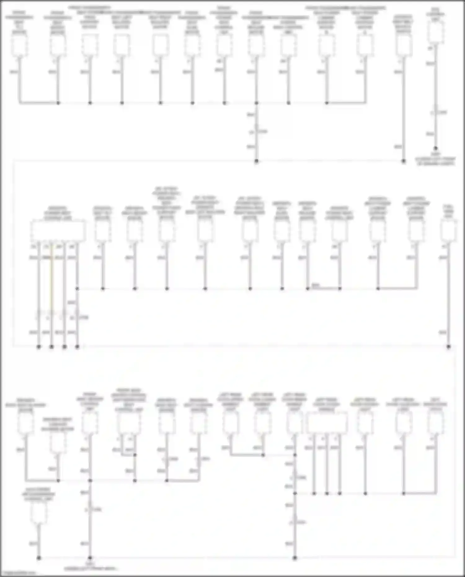 MDX Acura IV (2021-2024): Ground distribution circuit (3 of 6)