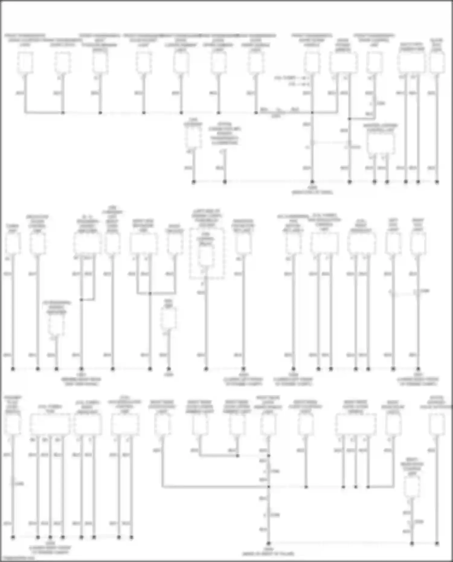 MDX Acura IV (2021-2024): Ground distribution circuit (4 of 6)
