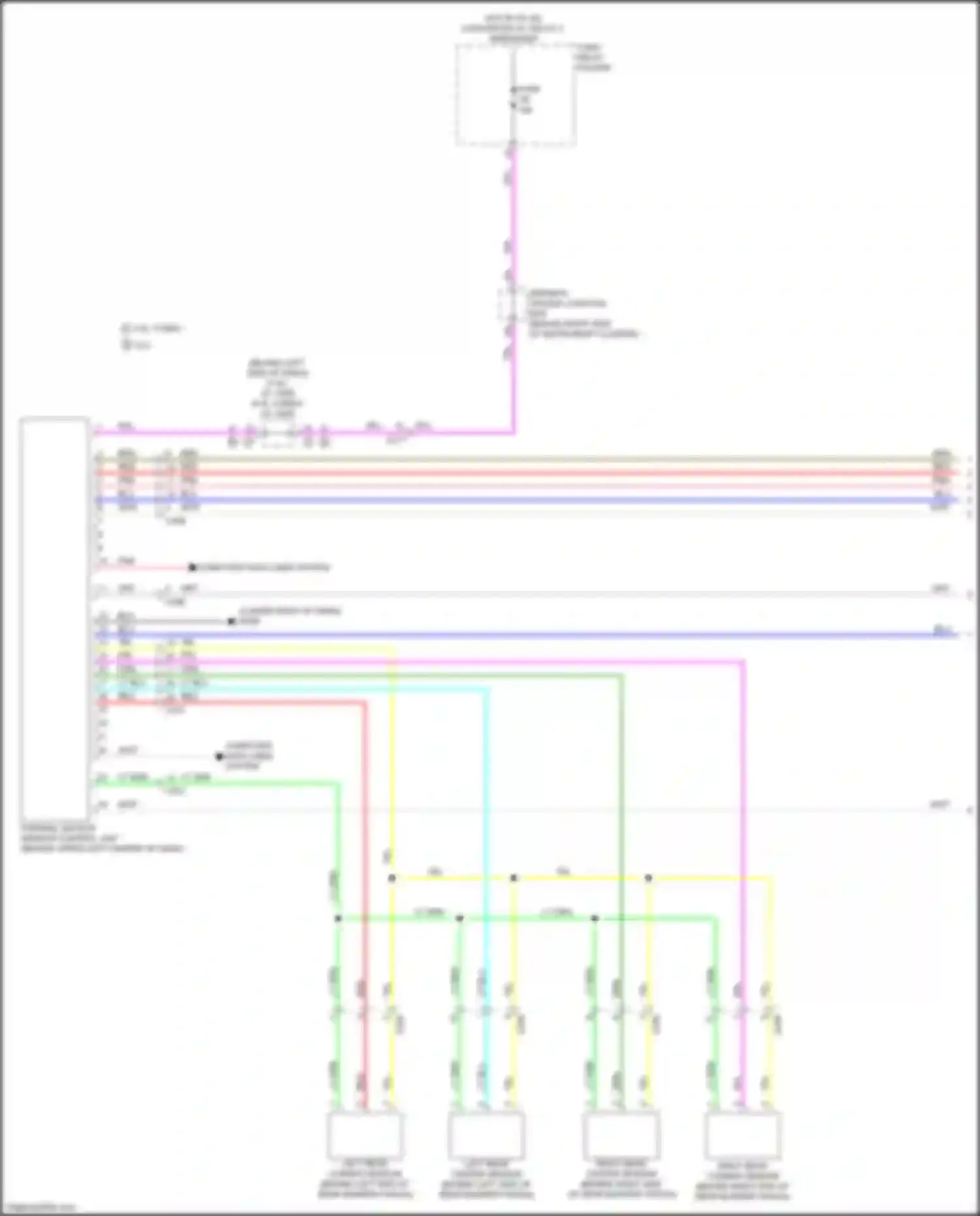 MDX Acura IV (2021-2024): Parking assistant circuit (1 of 2)
