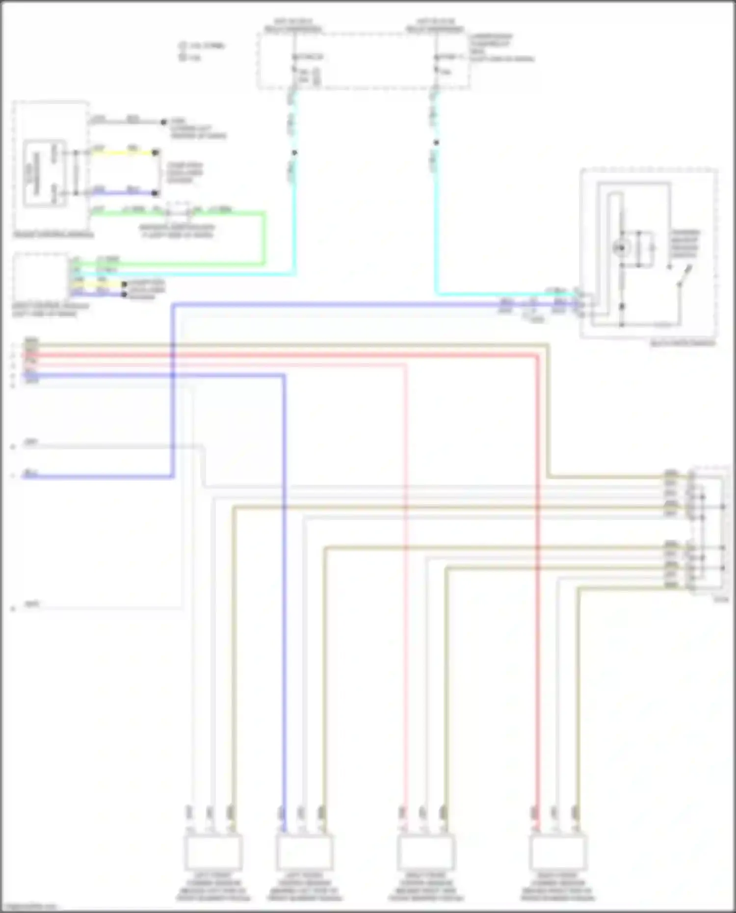 MDX Acura IV (2021-2024): Parking assistant circuit (2 of 2)
