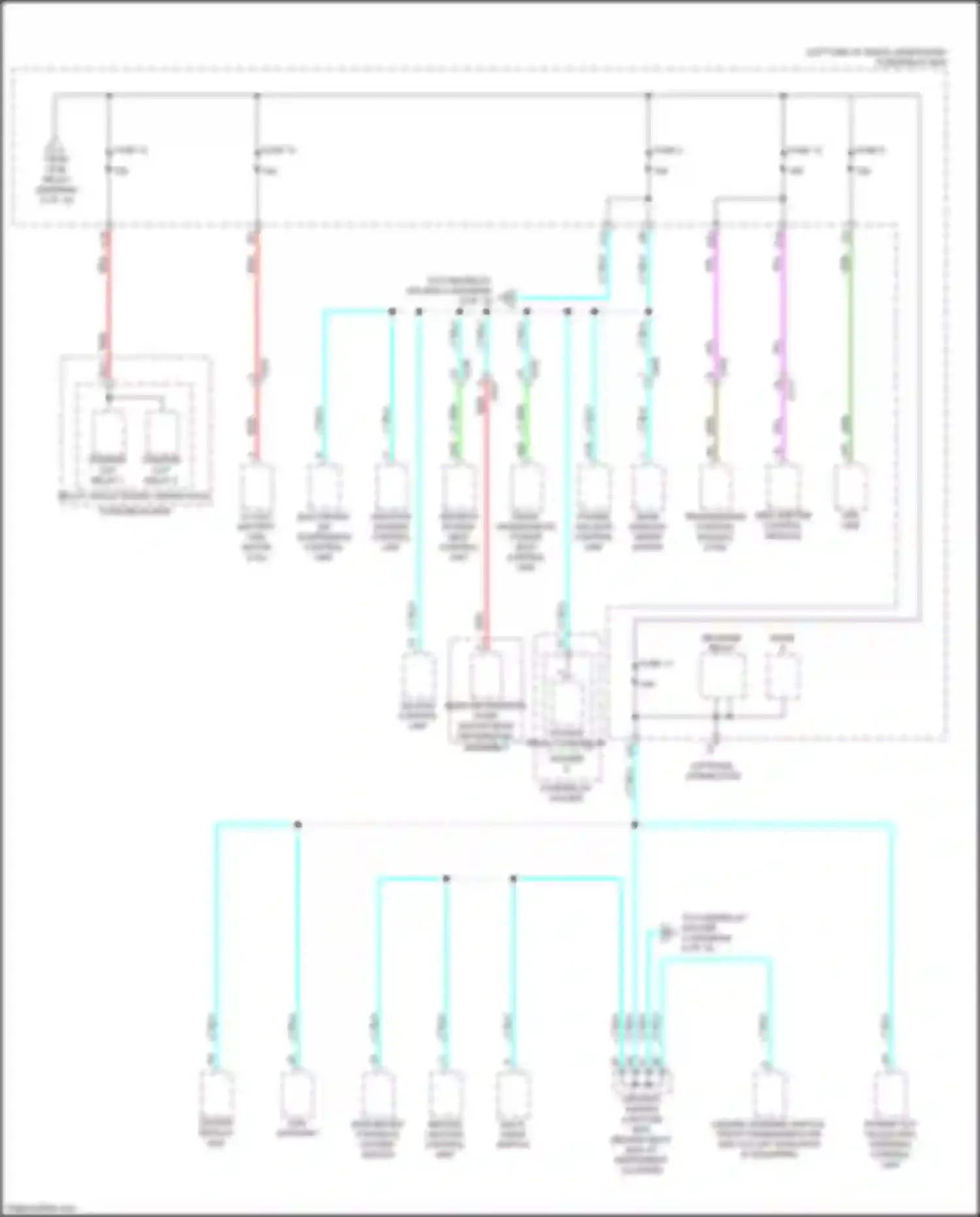 MDX Acura IV (2021-2024): Power distribution circuit (11 of 12)