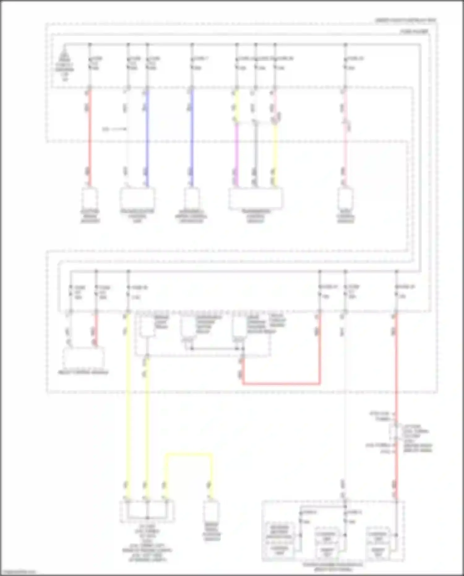 MDX Acura IV (2021-2024): Power distribution circuit (2 of 12)