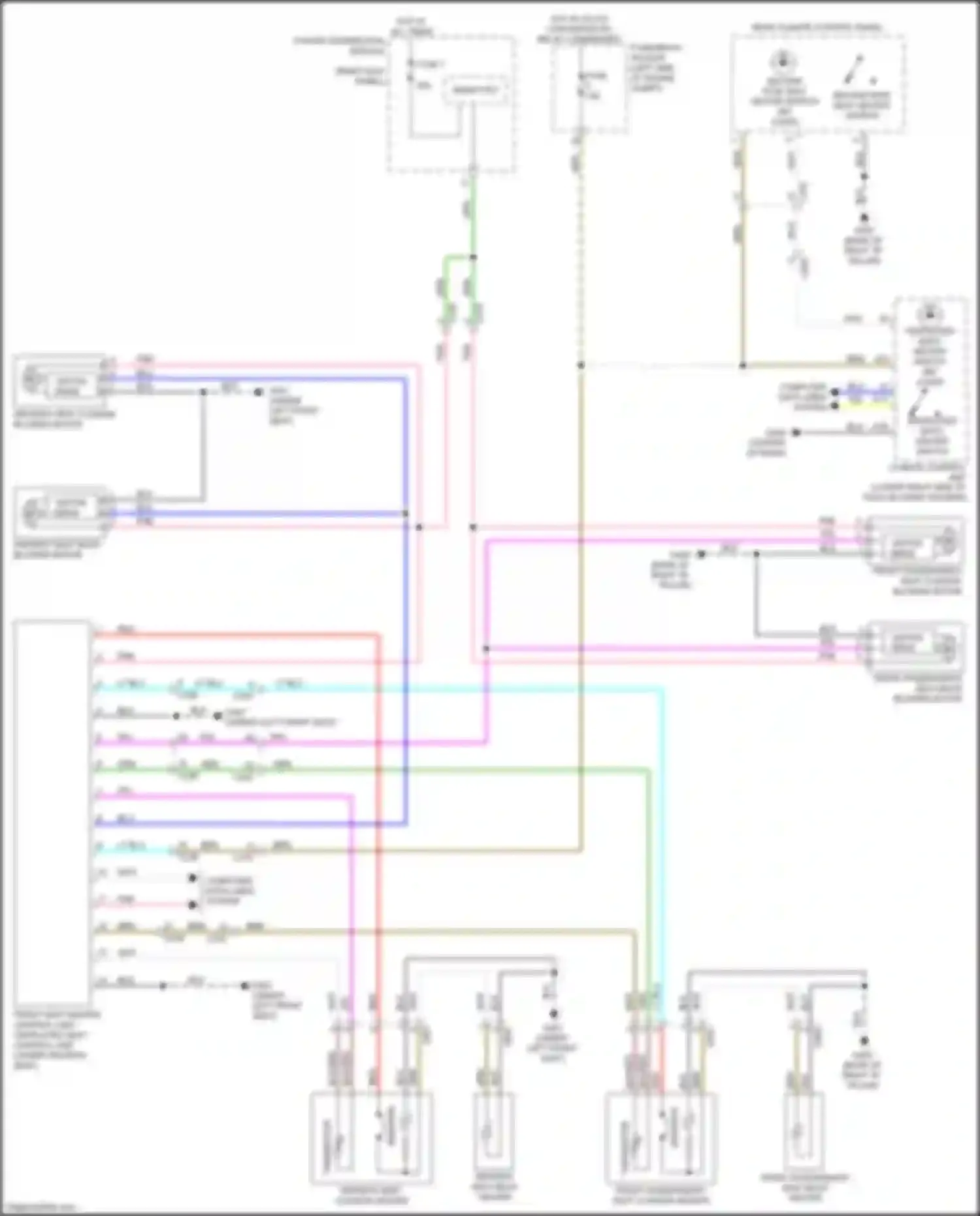 MDX Acura IV (2021-2024): Seat ventilation circuit