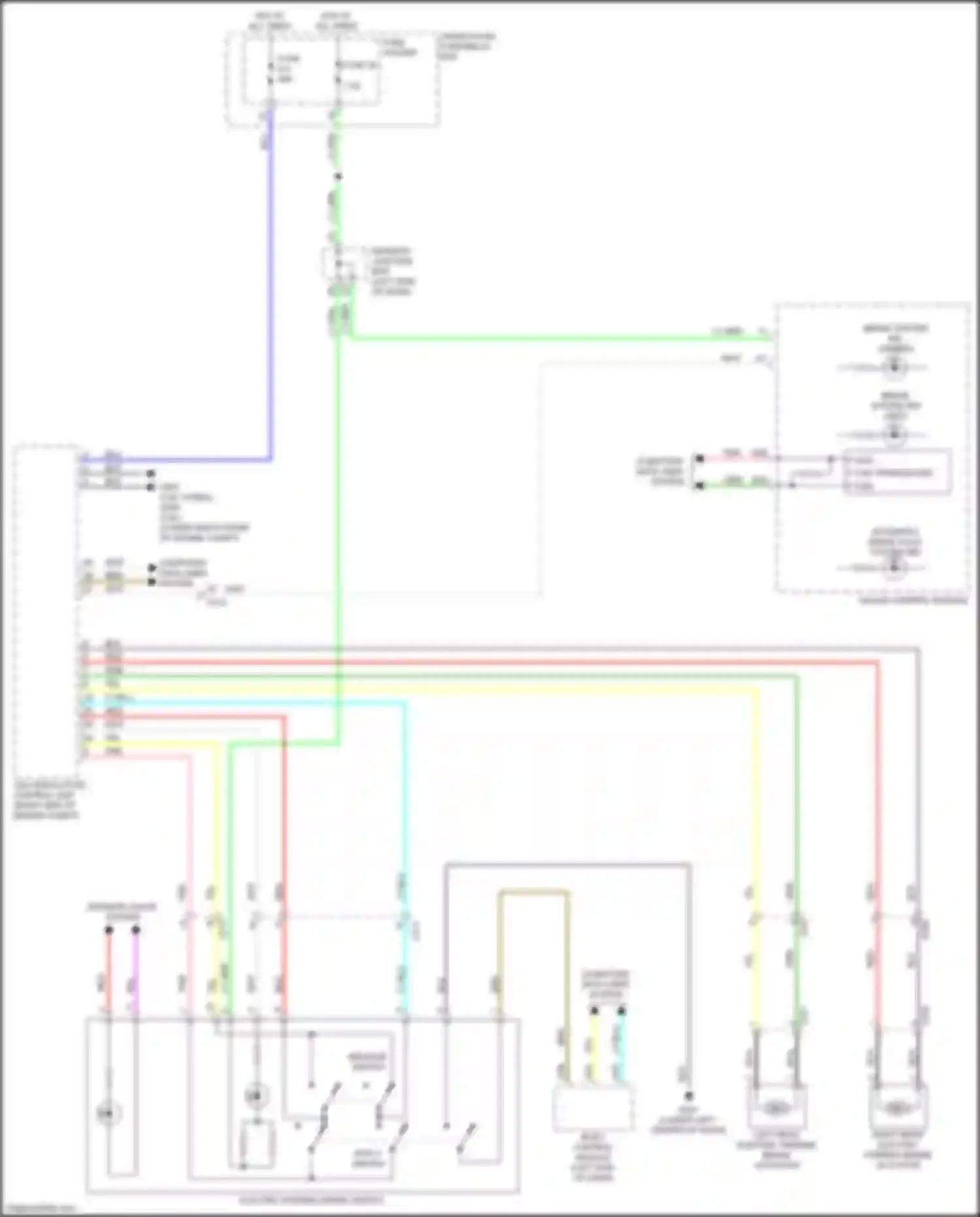MDX Acura IV (2021-2024): Electric parking brake circuit