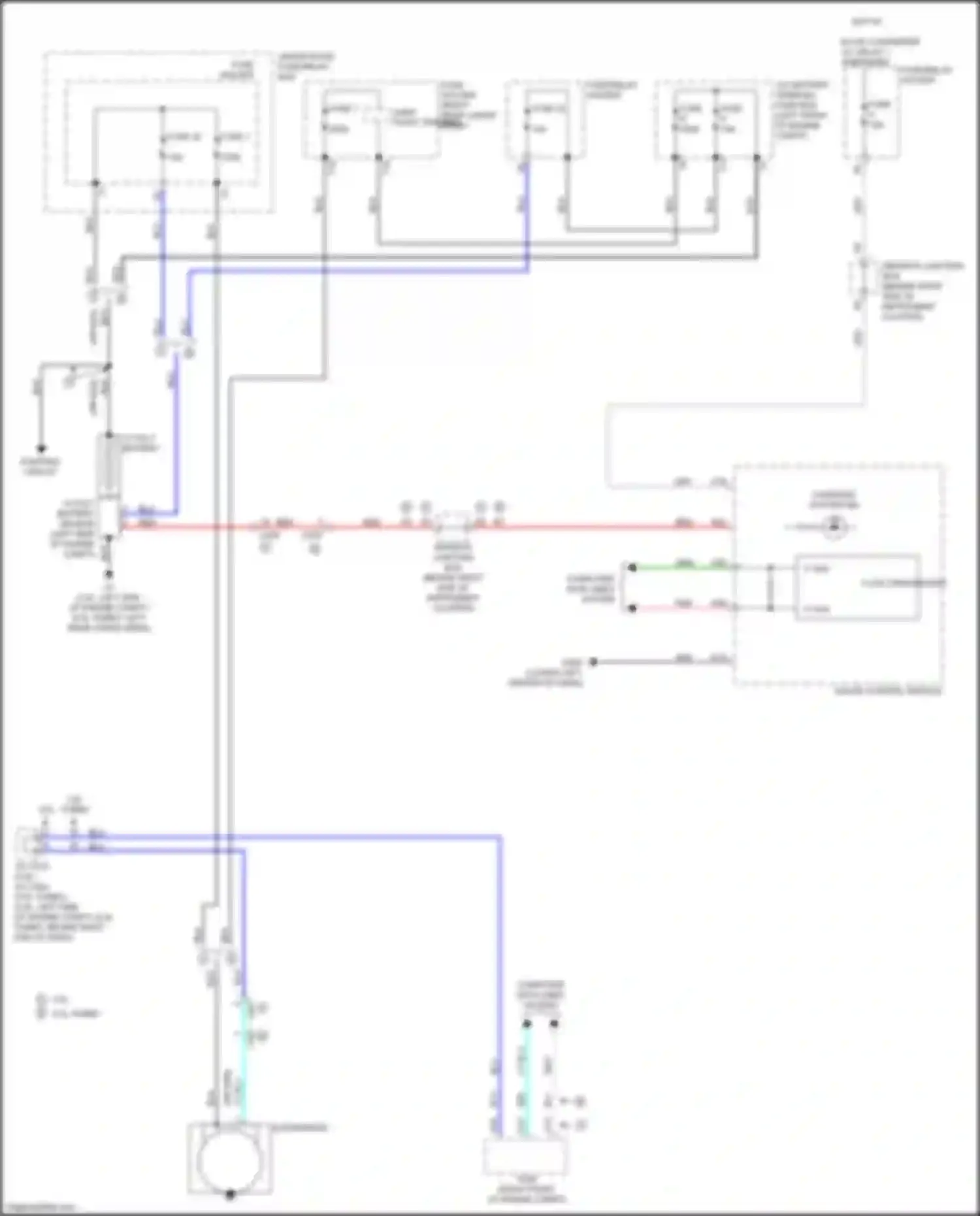 MDX Acura IV (2021-2024): Charging circuit
