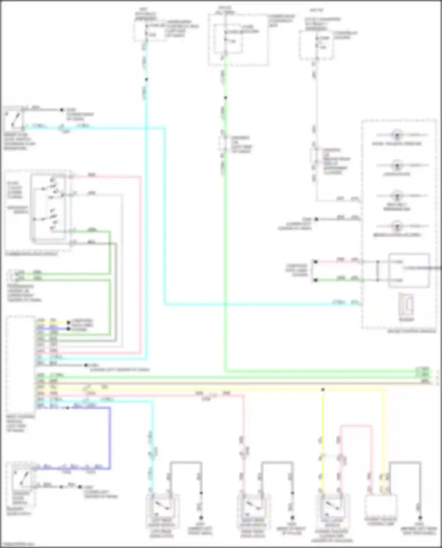 MDX Acura IV (2021-2024): Chime circuit (1 of 2)