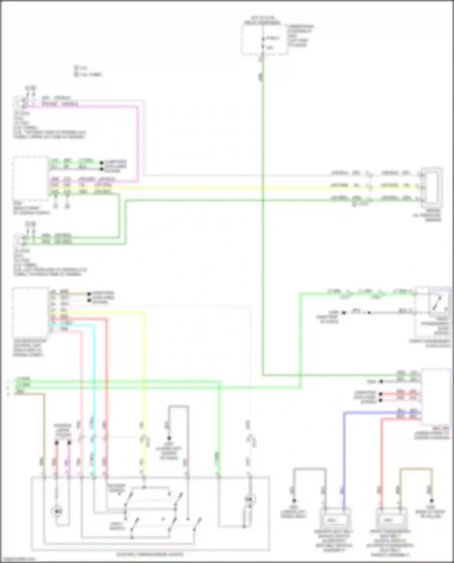 MDX Acura IV (2021-2024): Chime circuit (2 of 2)