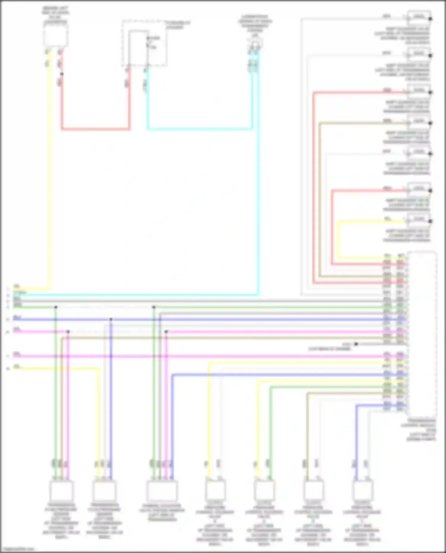 Wiring diagram clutch pressure control solenoid valve c for Acura MDX IV (2021-2024) (1 of 1)
