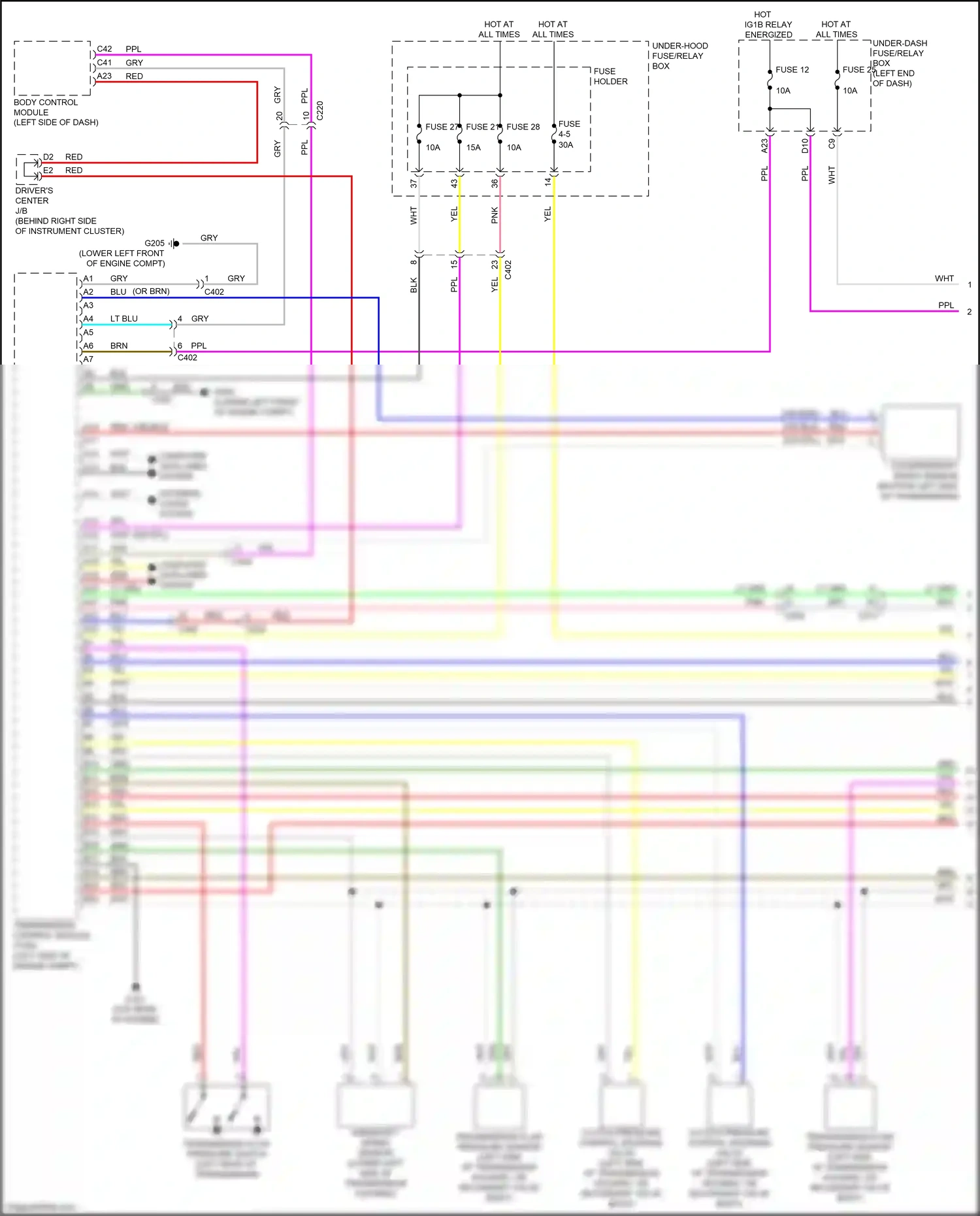 Acura MDX IV (2021-2024) computer data lines system wiring diagram  (51 of 103)