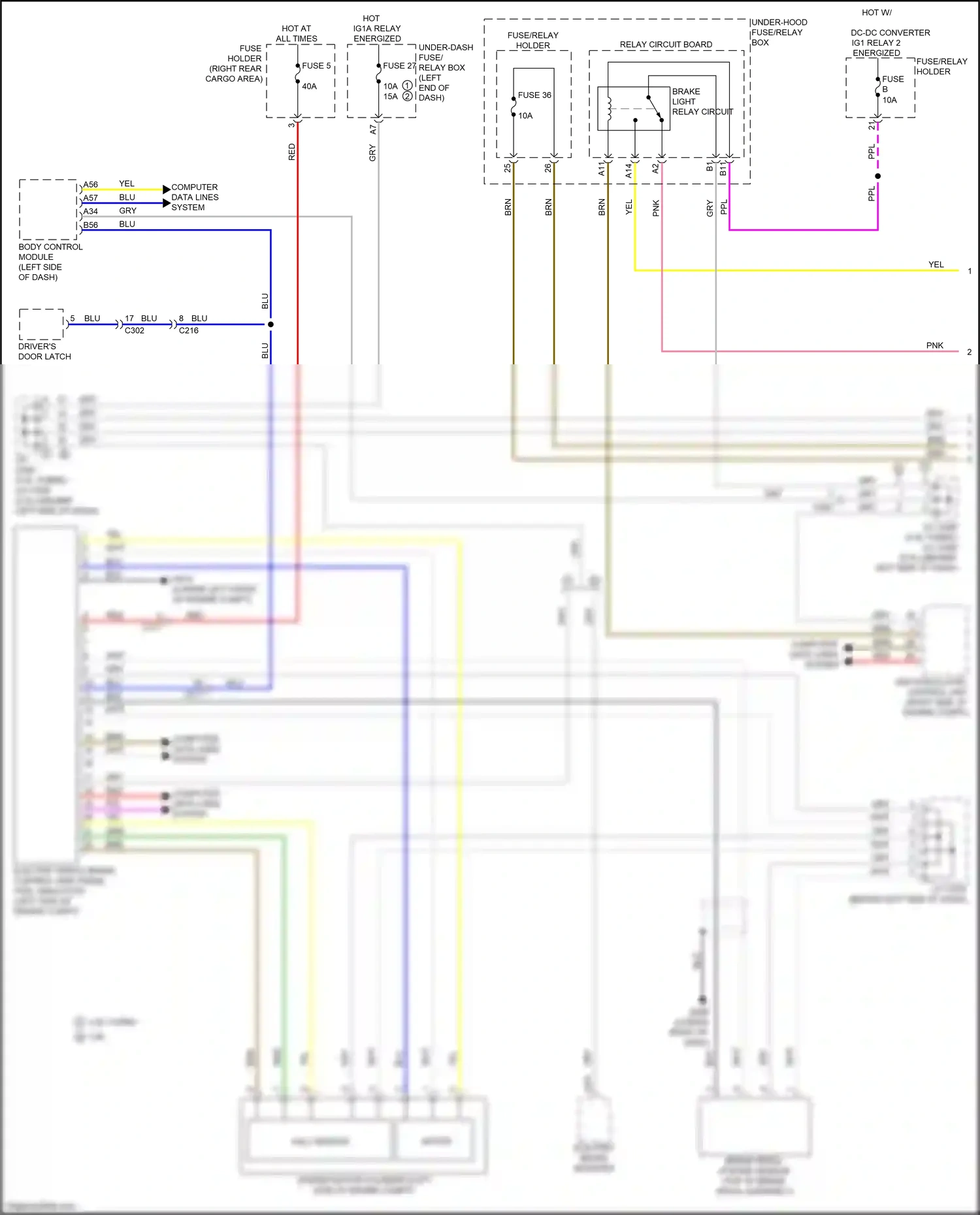Acura MDX IV (2021-2024) computer data lines system wiring diagram  (87 of 103)