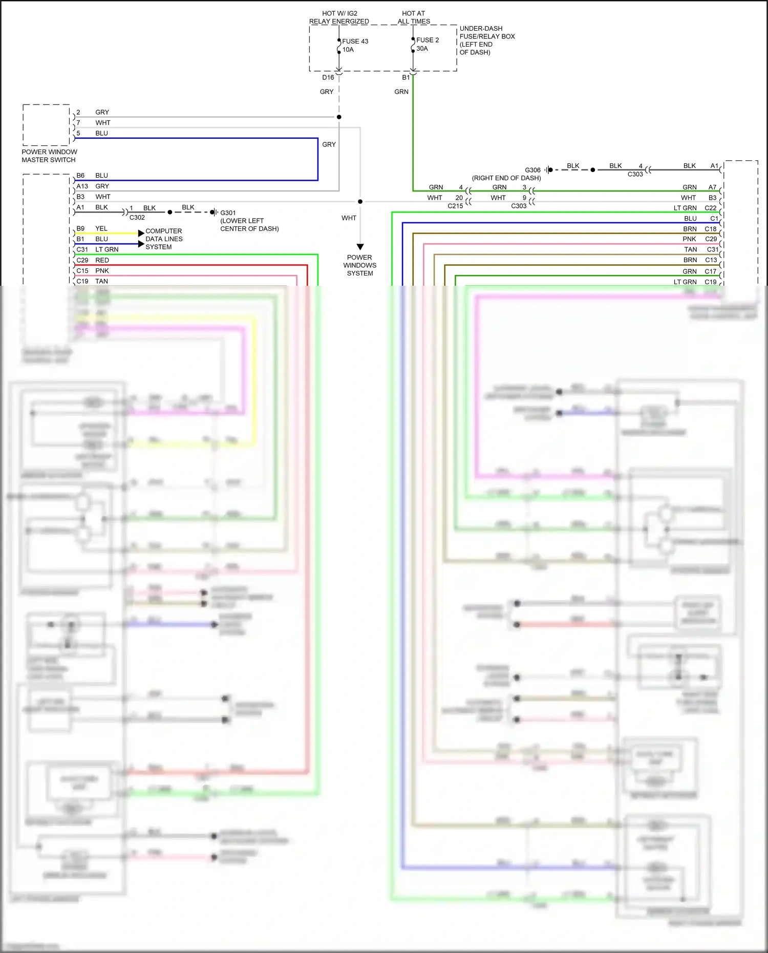 Acura MDX IV (2021-2024) computer data lines system wiring diagram  (59 of 103)