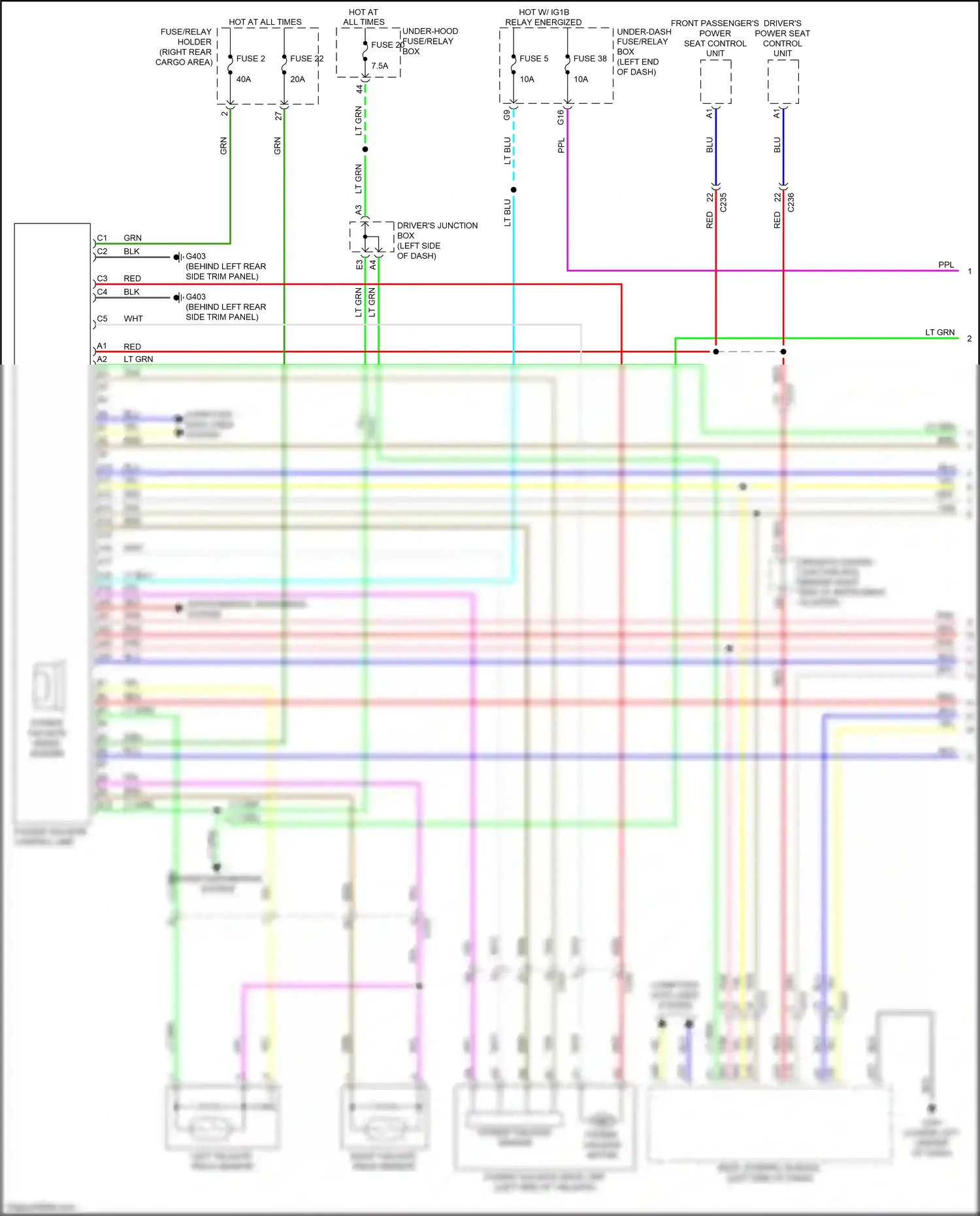 Acura MDX IV (2021-2024) computer data lines system wiring diagram  (99 of 103)