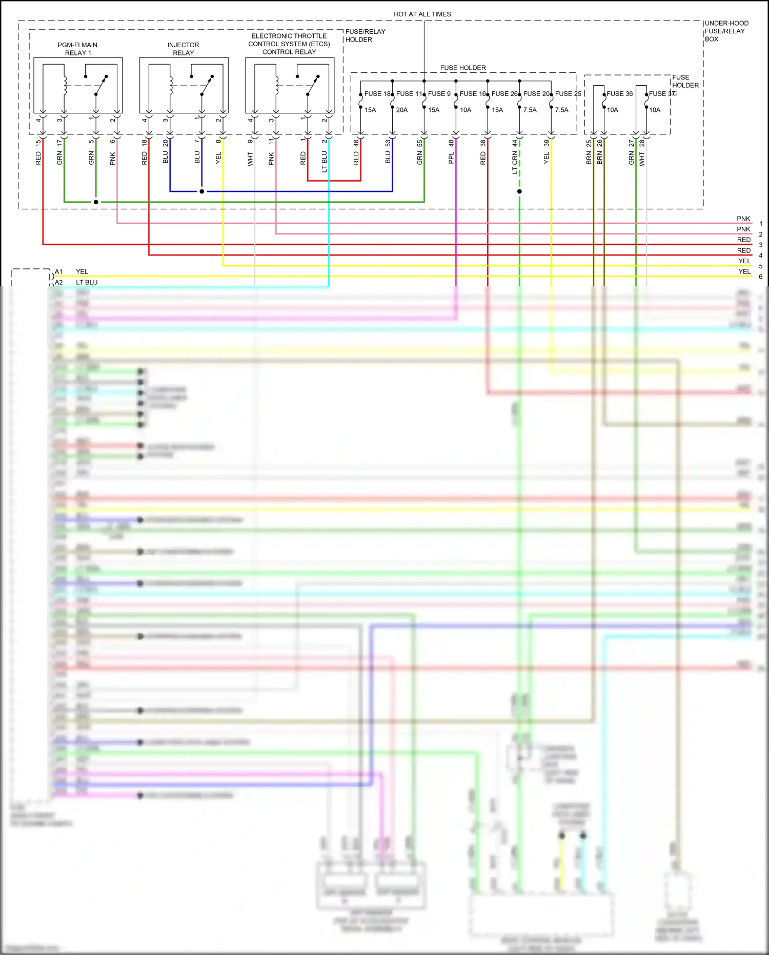 Acura MDX IV (2021-2024) computer data lines system wiring diagram  (102 of 103)