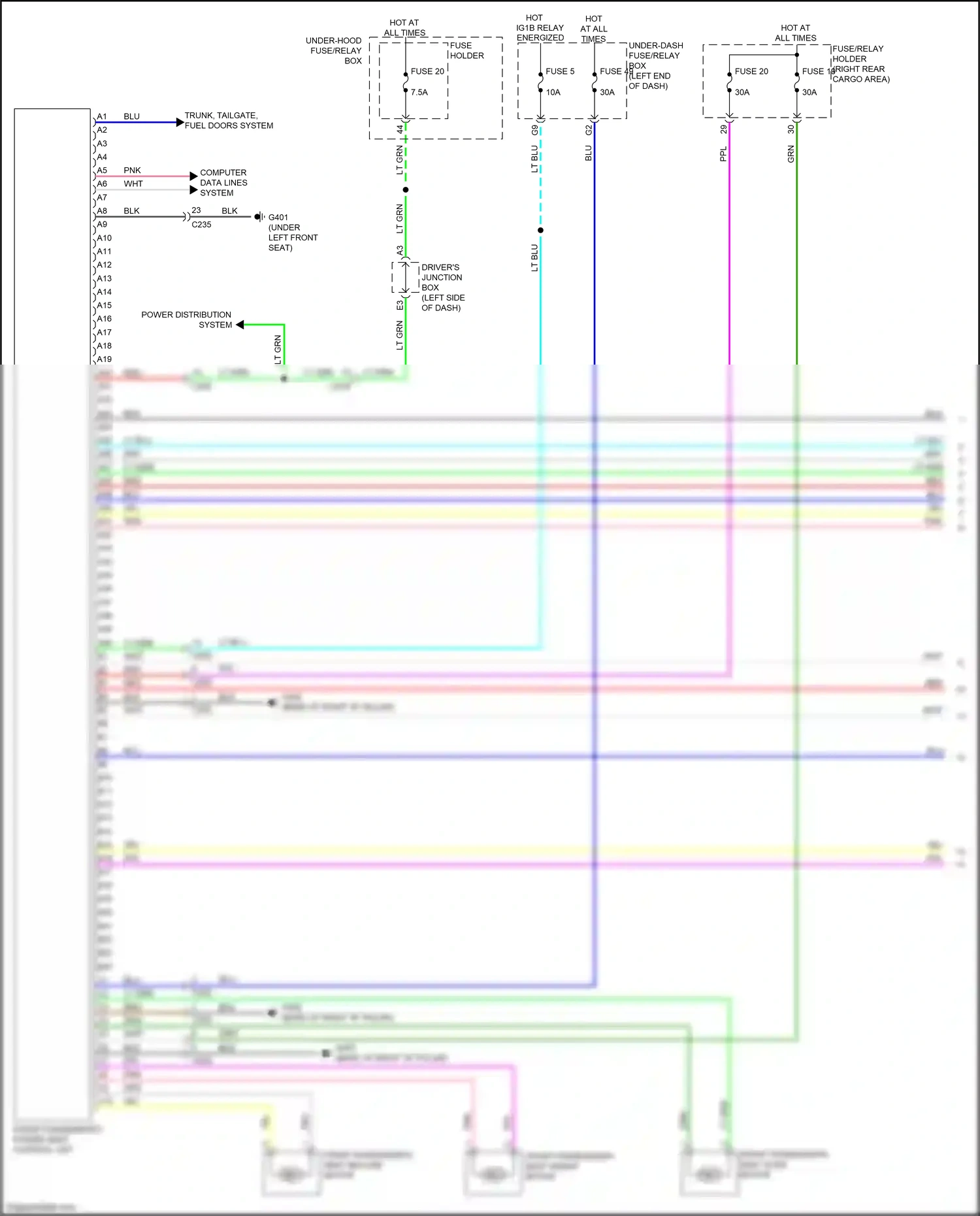 Acura MDX IV (2021-2024) computer data lines system wiring diagram  (65 of 103)