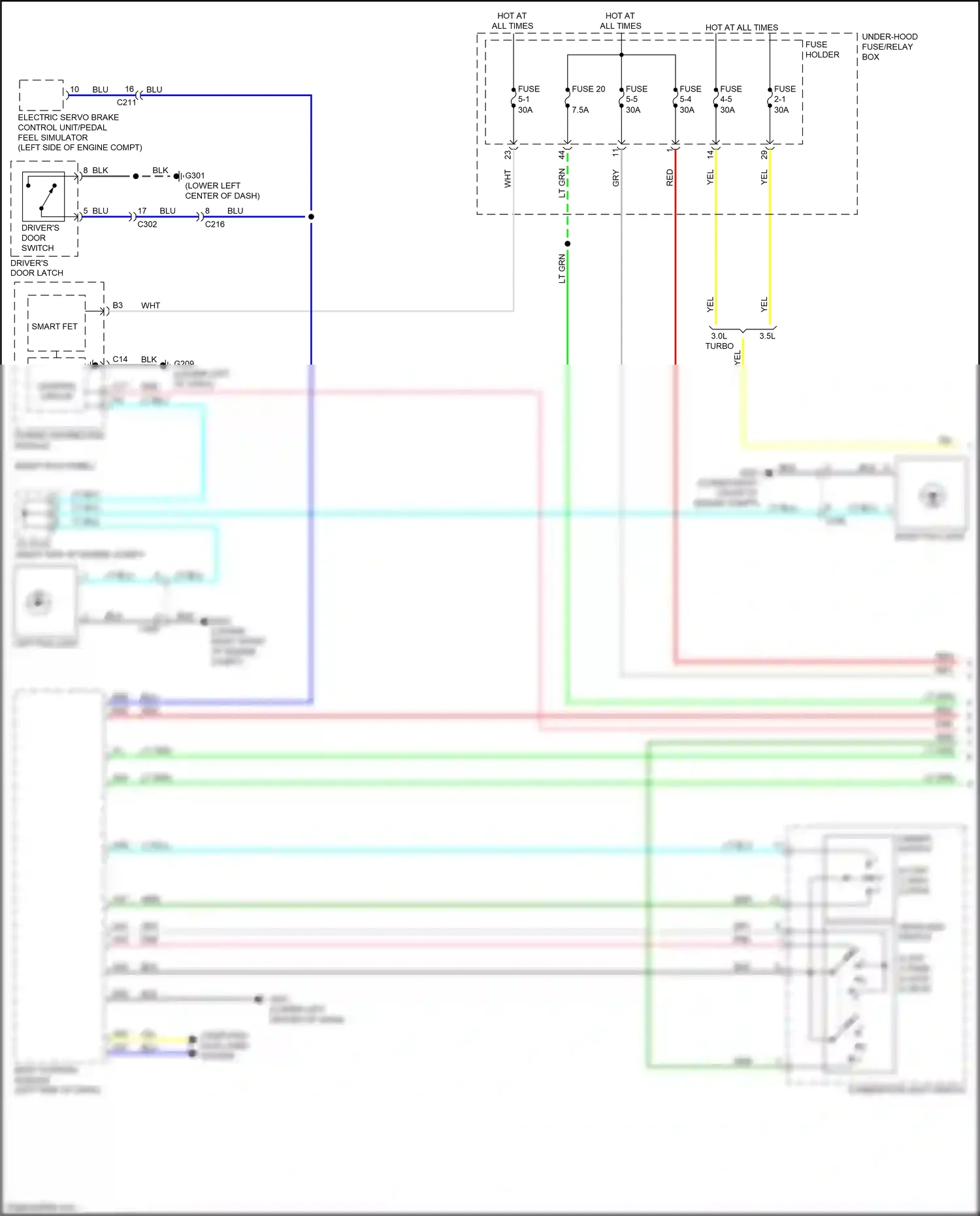 Acura MDX IV (2021-2024) computer data lines system wiring diagram  (62 of 103)