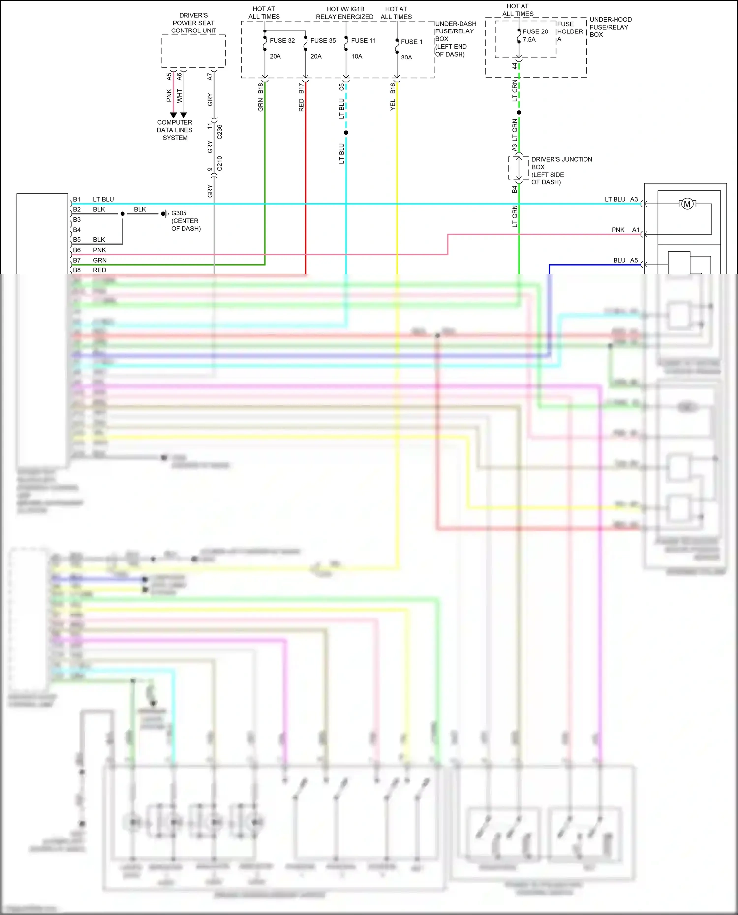 Acura MDX IV (2021-2024) computer data lines system wiring diagram  (57 of 103)