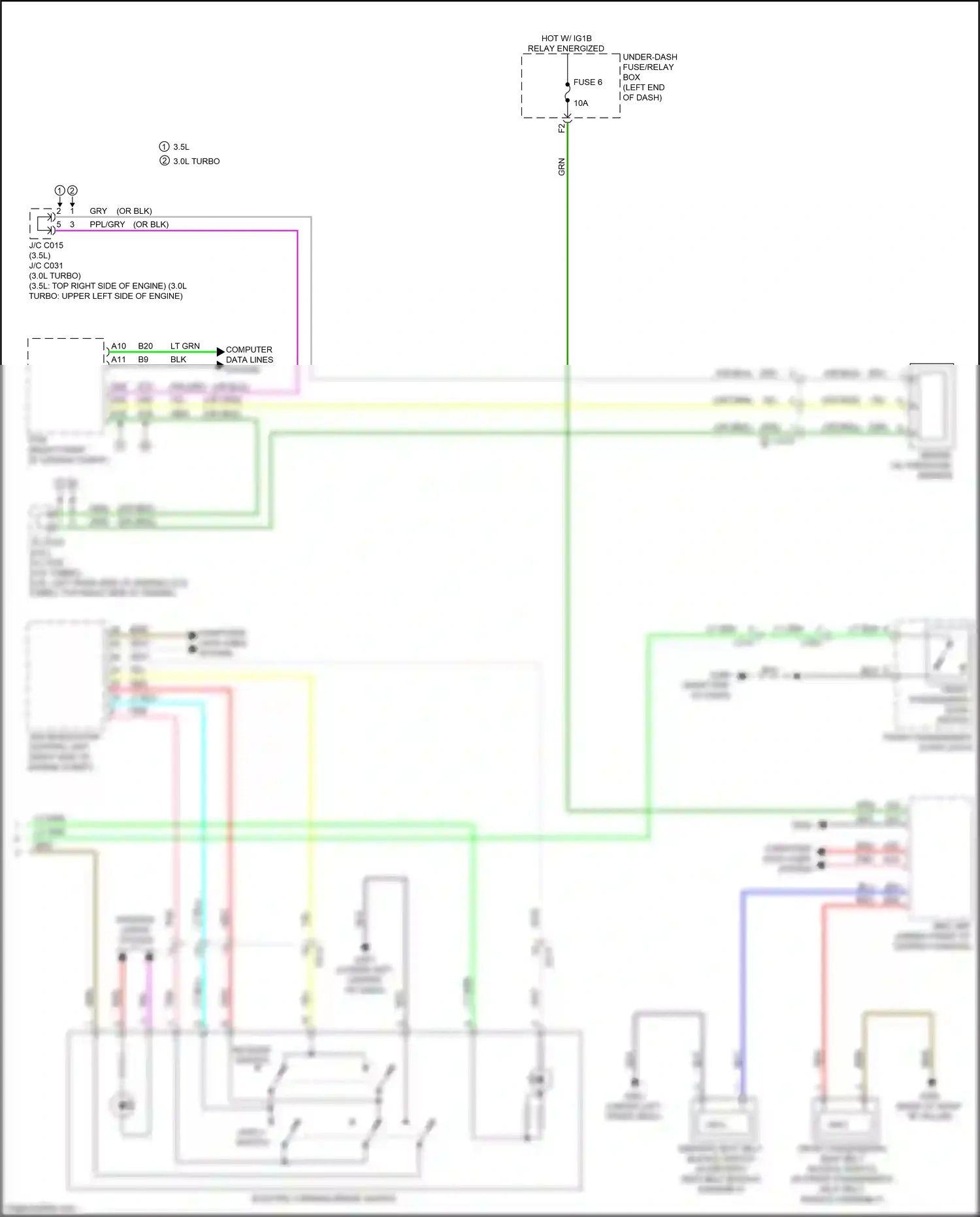 Acura MDX IV (2021-2024) computer data lines system wiring diagram  (85 of 103)