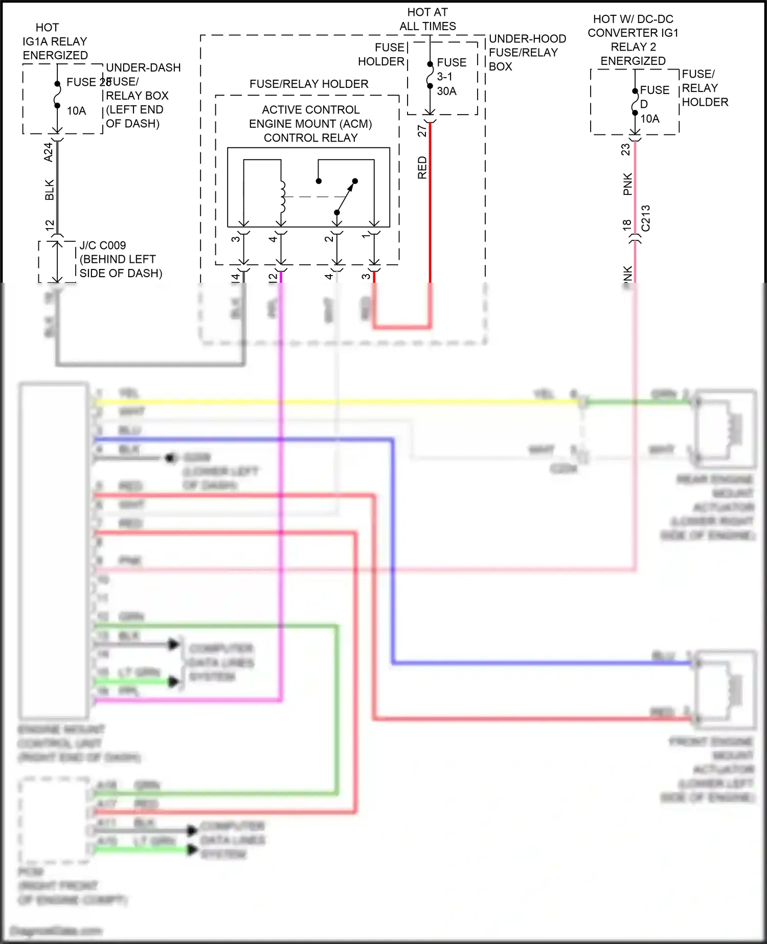 Acura MDX IV (2021-2024) computer data lines system wiring diagram  (61 of 103)