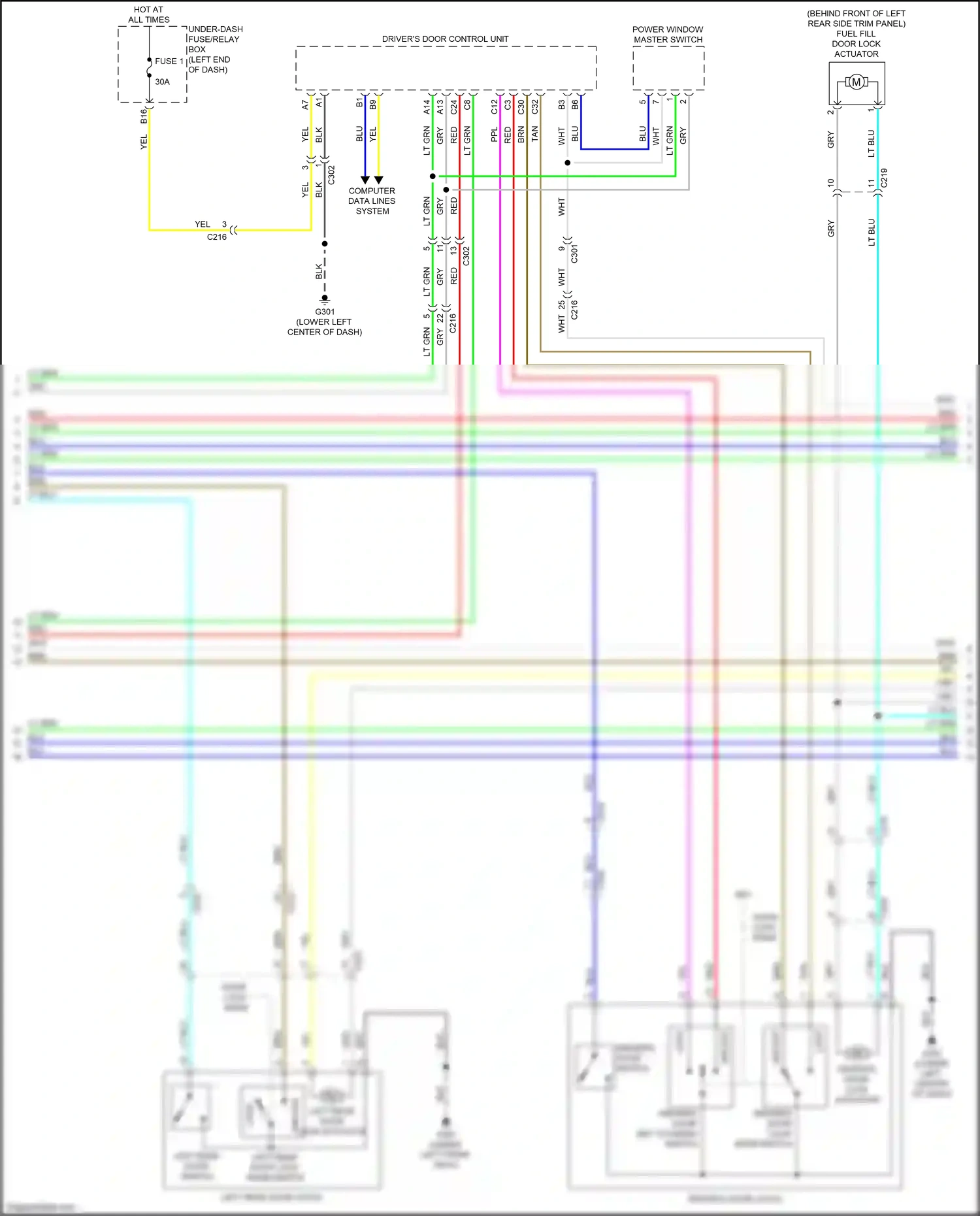 Acura MDX IV (2021-2024) computer data lines system wiring diagram  (30 of 103)