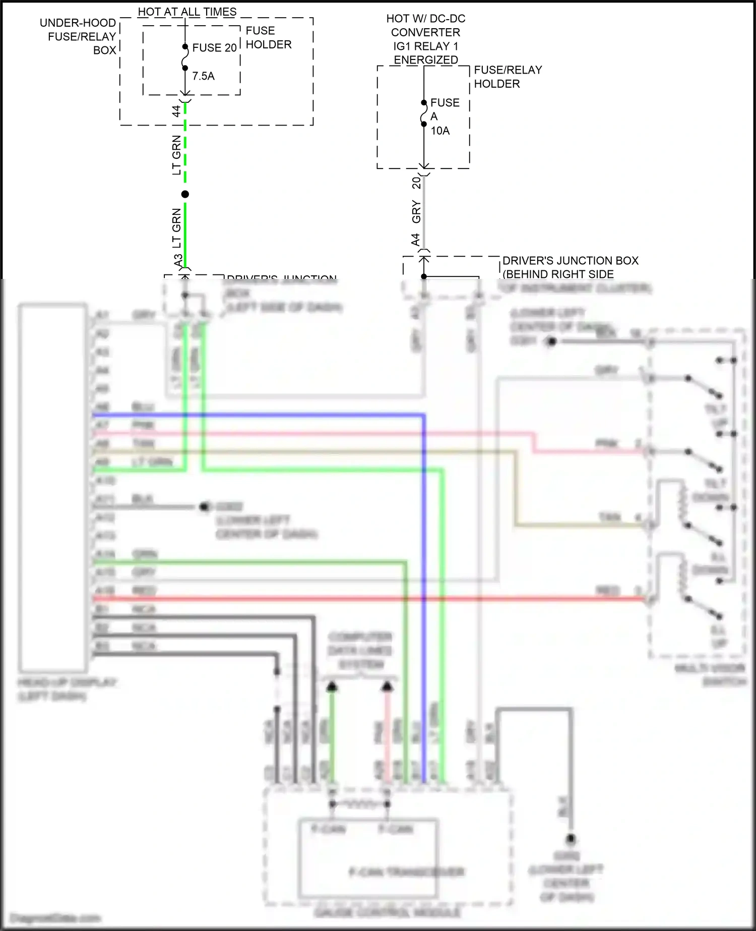 Acura MDX IV (2021-2024) computer data lines system wiring diagram  (95 of 103)