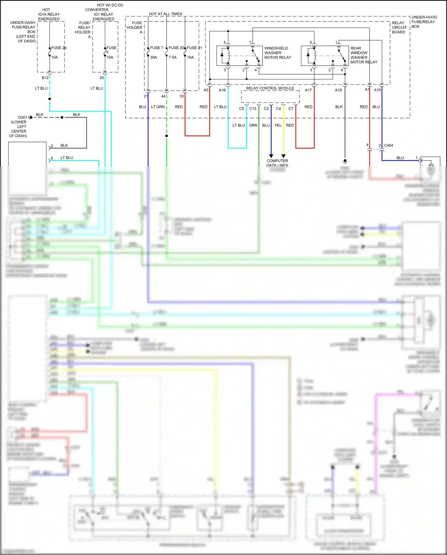 Acura MDX IV (2021-2024) computer data lines system wiring diagram  (32 of 103)