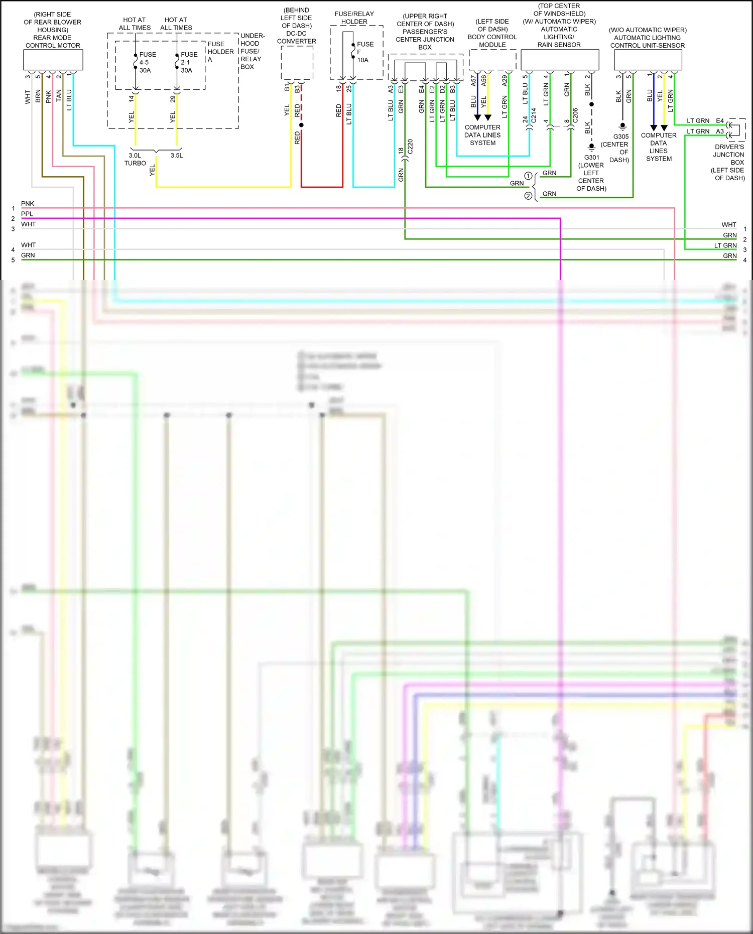 Acura MDX IV (2021-2024) computer data lines system wiring diagram  (21 of 103)