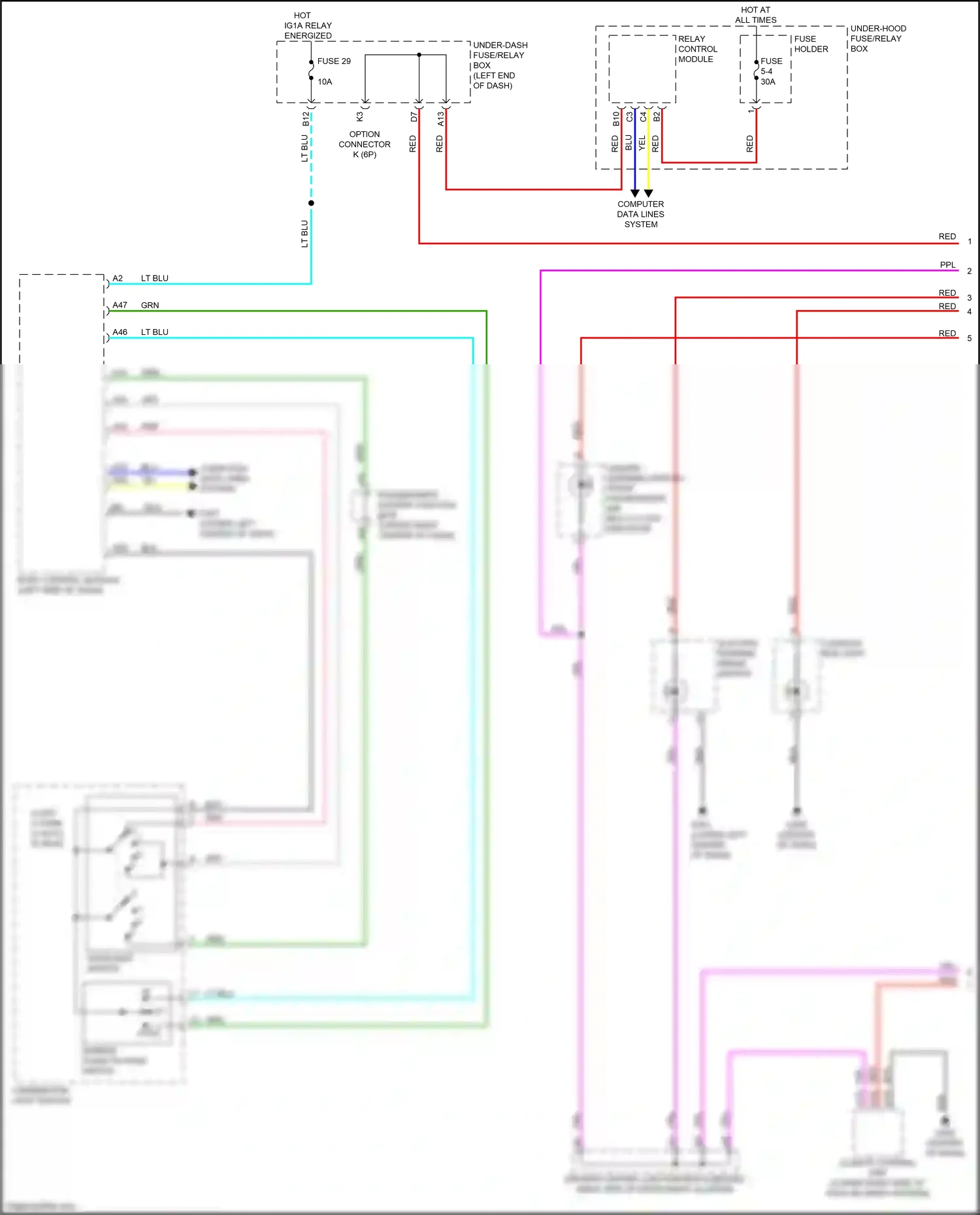 Acura MDX IV (2021-2024) computer data lines system wiring diagram  (26 of 103)