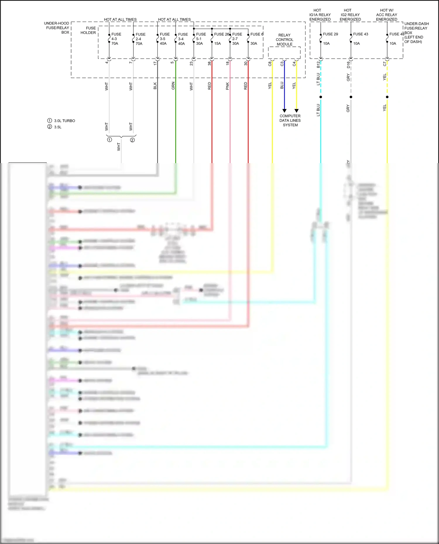 Acura MDX IV (2021-2024) computer data lines system wiring diagram  (45 of 103)