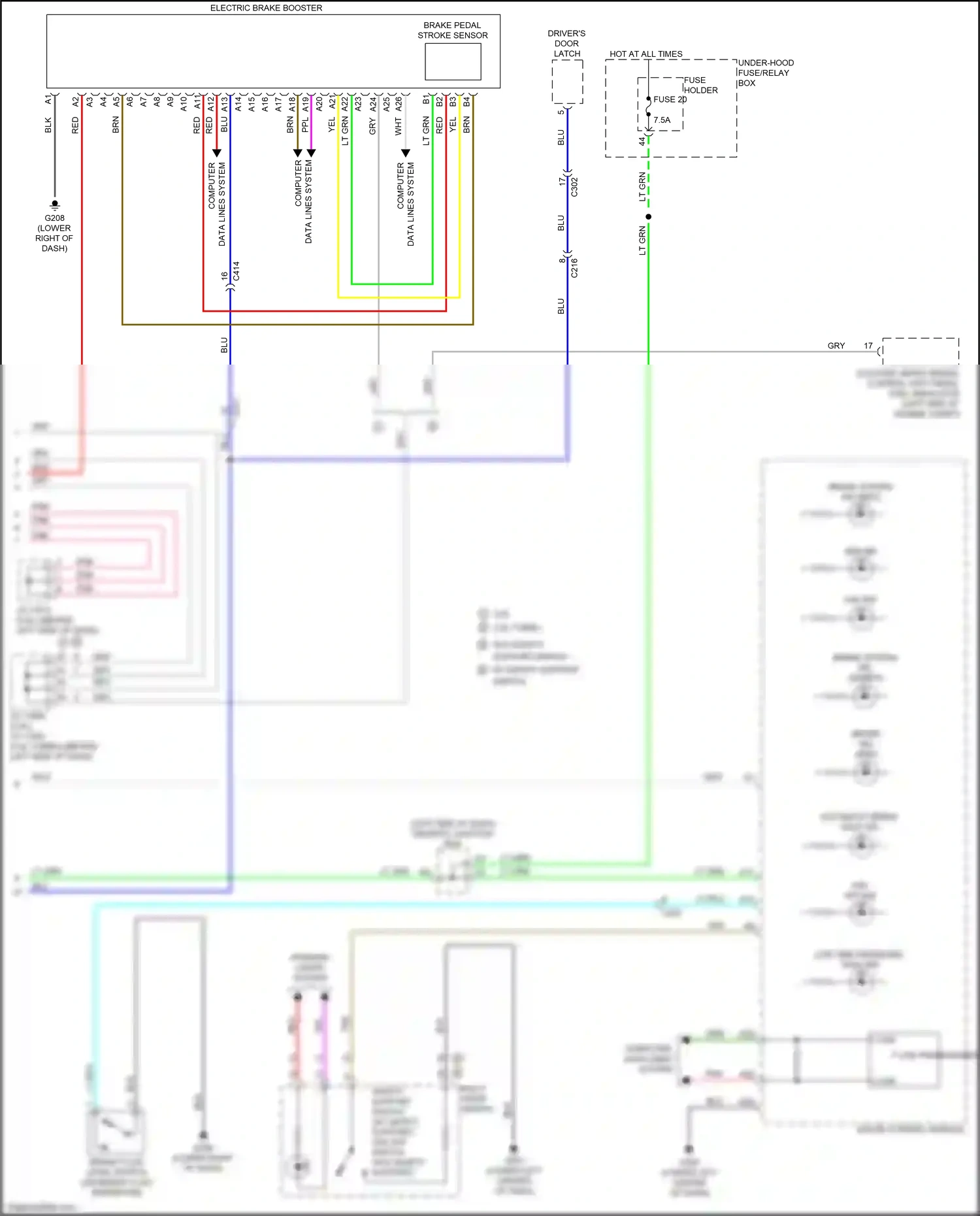 Acura MDX IV (2021-2024) computer data lines system wiring diagram  (84 of 103)
