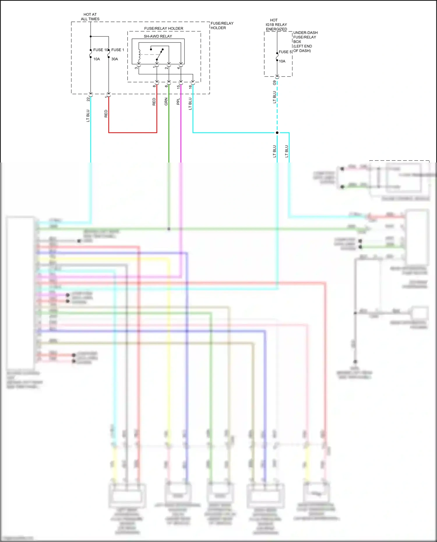 Acura MDX IV (2021-2024) computer data lines system wiring diagram  (53 of 103)