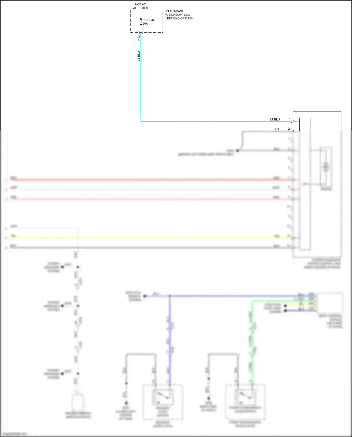 Acura MDX IV (2021-2024) computer data lines system wiring diagram  (60 of 103)