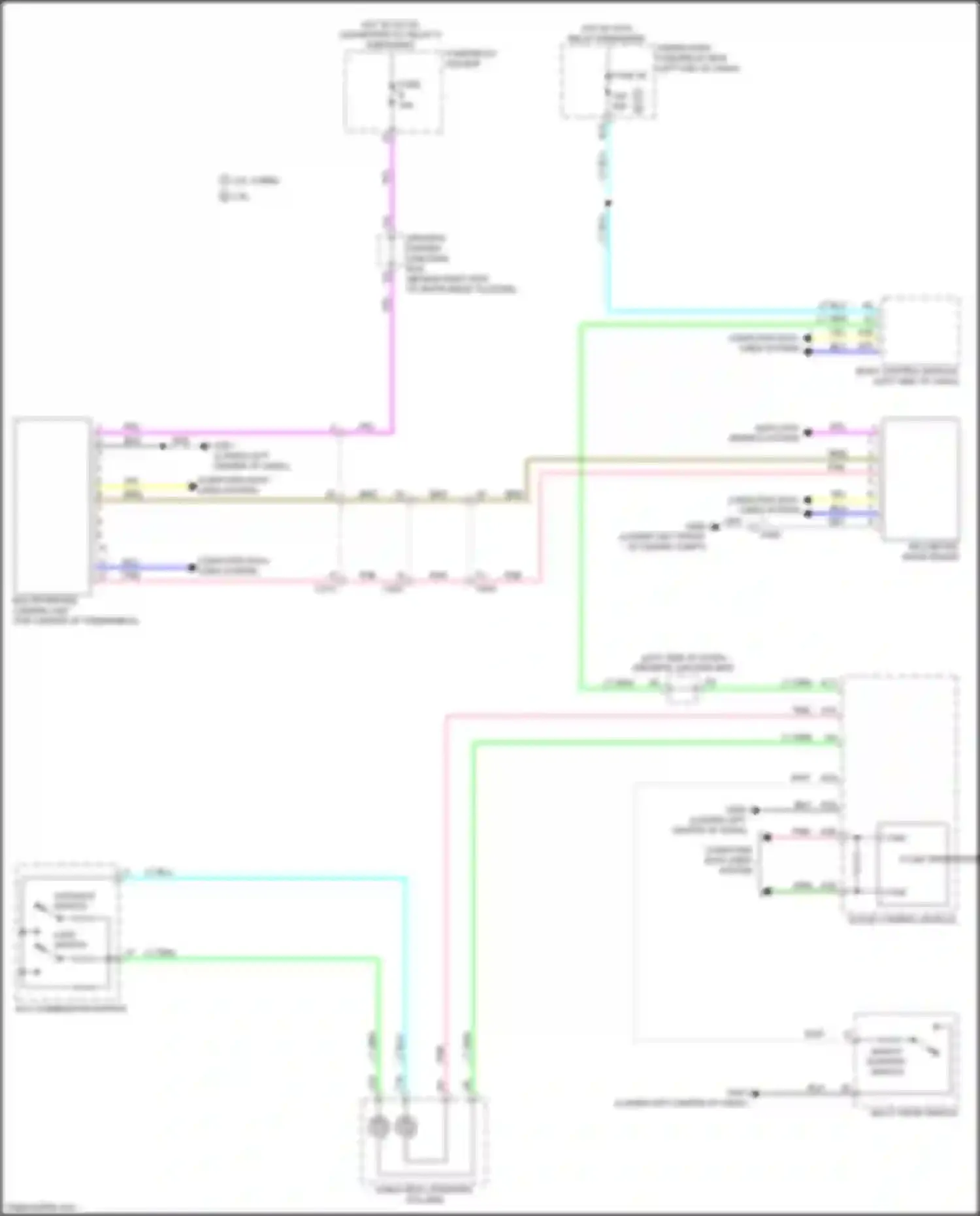Wiring diagram computer data lines system for Acura MDX IV (2021-2024) (3 of 103)
