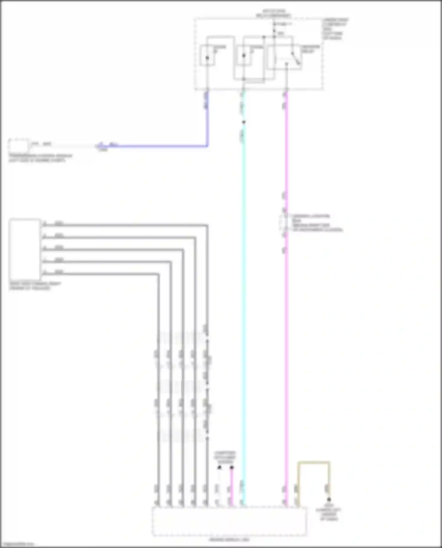 Wiring diagram driver's junction box b for Acura MDX IV (2021-2024) (10 of 34)
