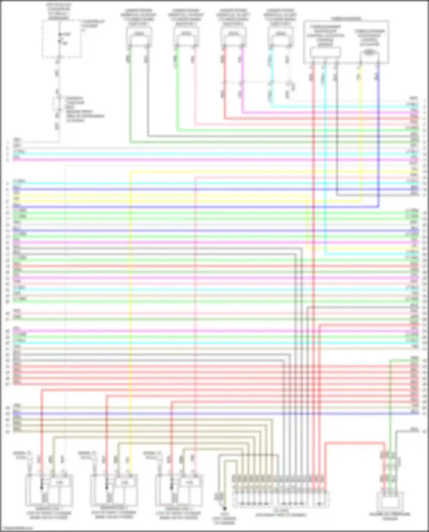 Wiring diagram engine oil pressure sensor for Acura MDX IV (2021-2024) (3 of 4)